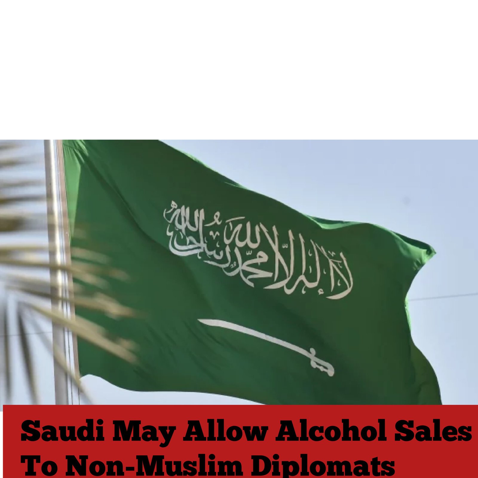 Saudi May Allow Alcohol Sales To Non-Muslim Diplomats