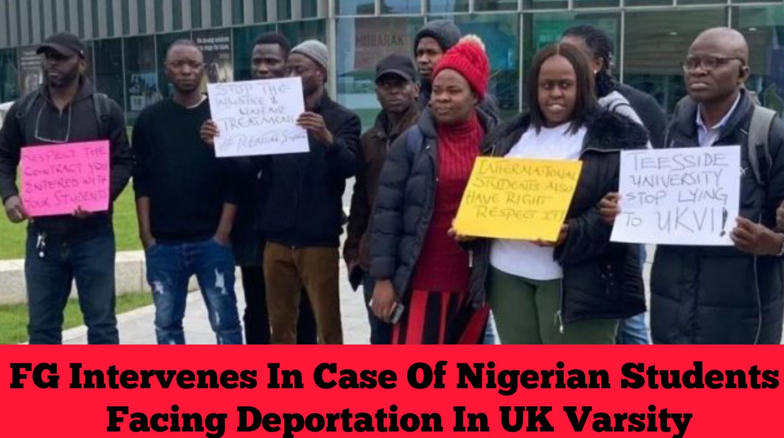 FG Intervenes In Case Of Nigerian Students Facing Deportation In UK Varsity