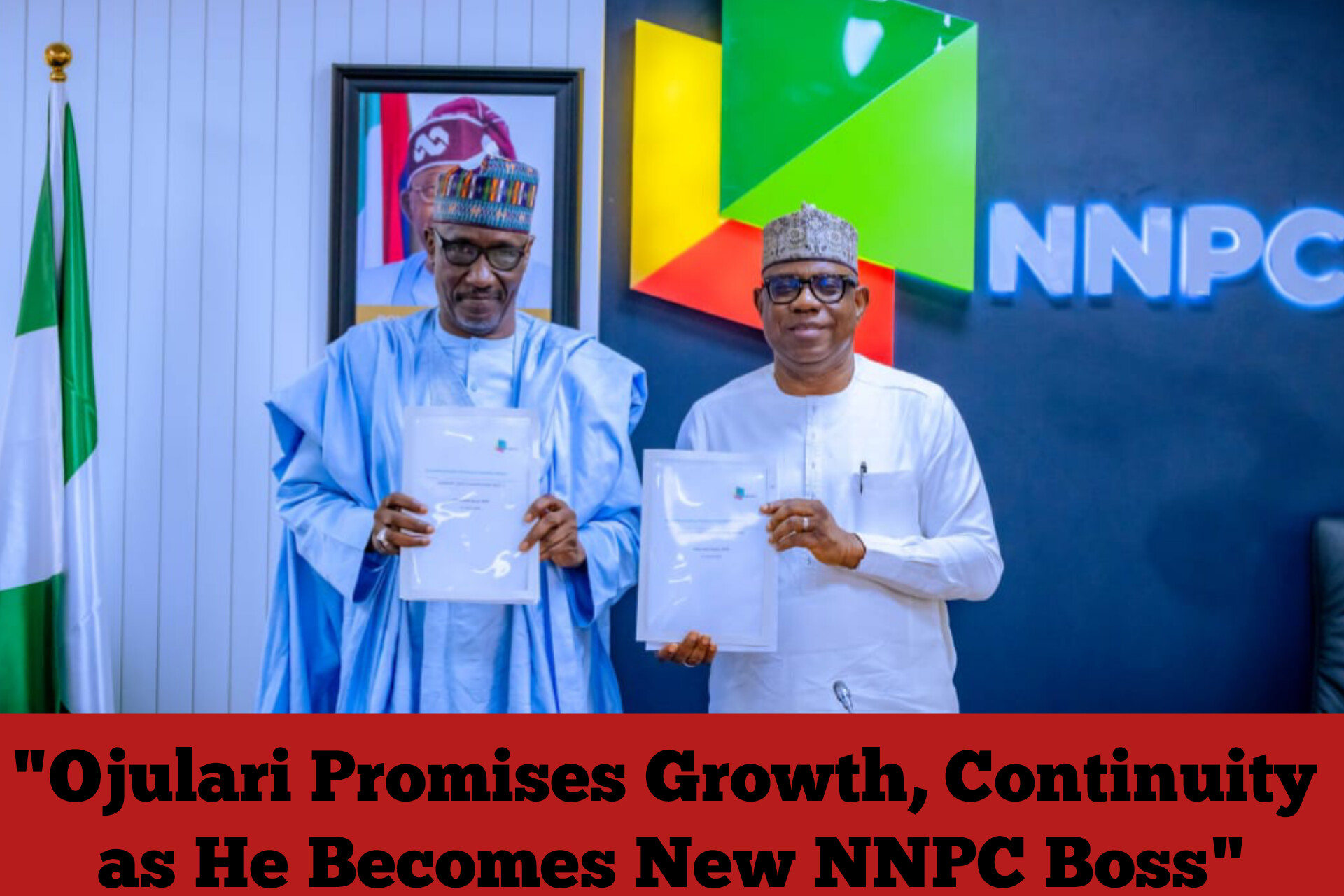 "Ojulari Promises Growth, Continuity as He Becomes New NNPC Boss"