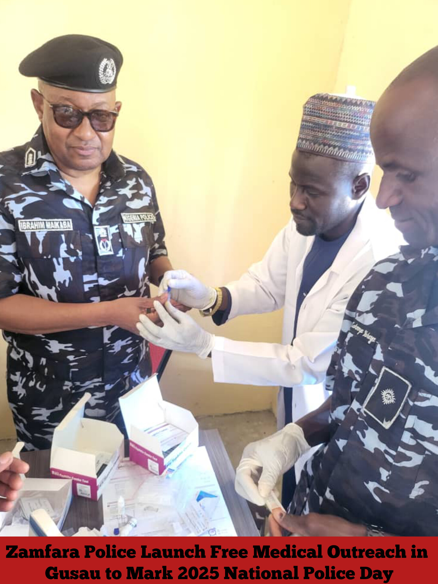 Zamfara Police Launch Free Medical Outreach in Gusau to Mark 2025 National Police Day