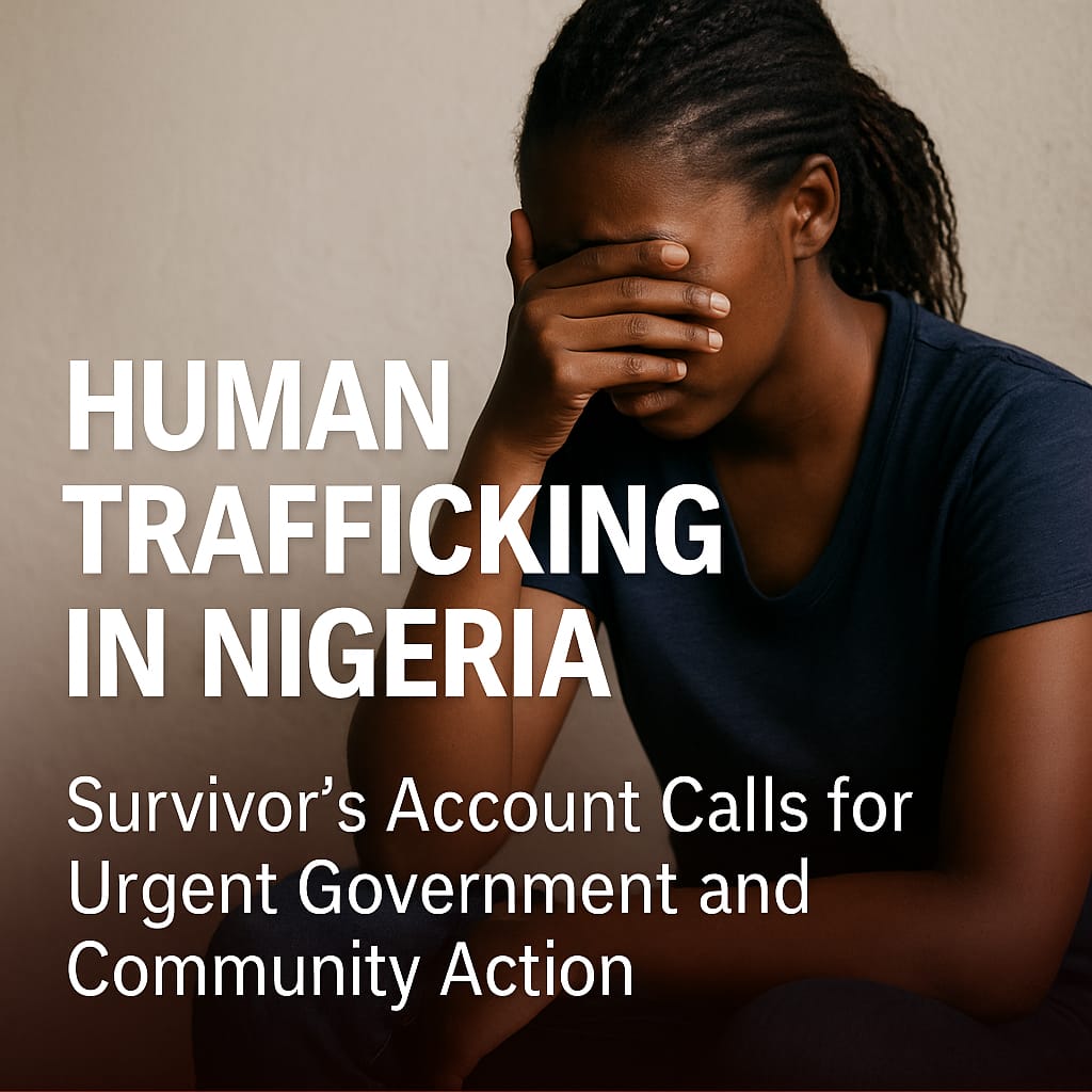 Human Trafficking: Survivor’s Account Calls for Urgent Government, Community Action