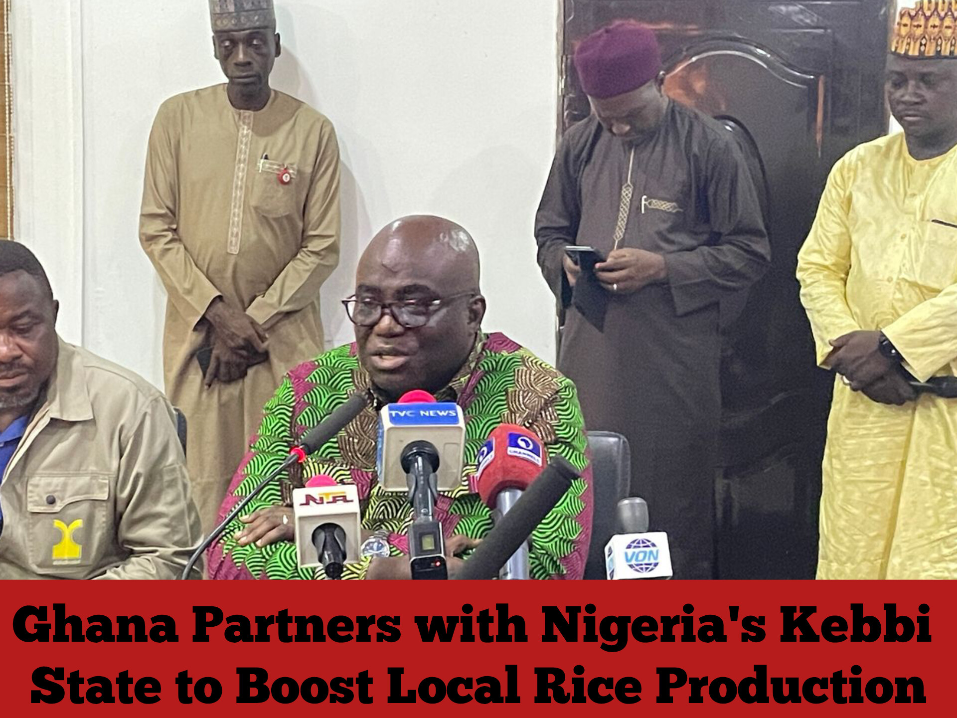 Ghana Partners with Nigeria's Kebbi State to Boost Local Rice Production