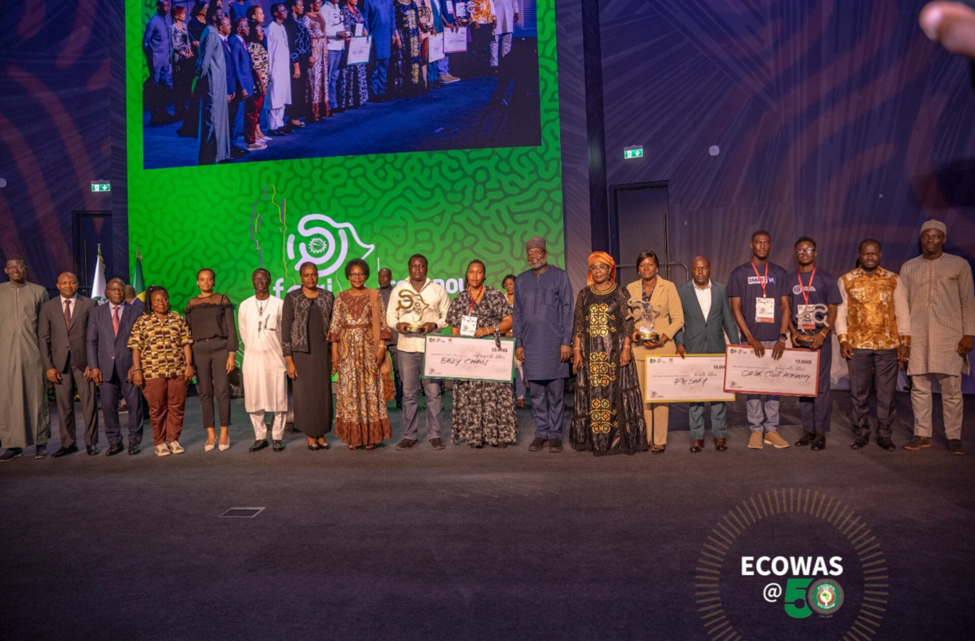 ECOWAS President Hails Youth Innovation, Awards $50,000 to Top Startups at FARI 2025