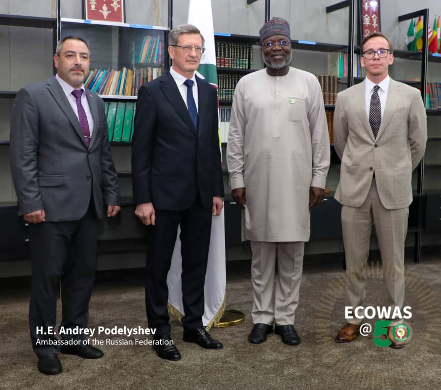 Russia, Canada, Philippines, Switzerland Strengthen Ties with ECOWAS as New Ambassadors Present Credentials