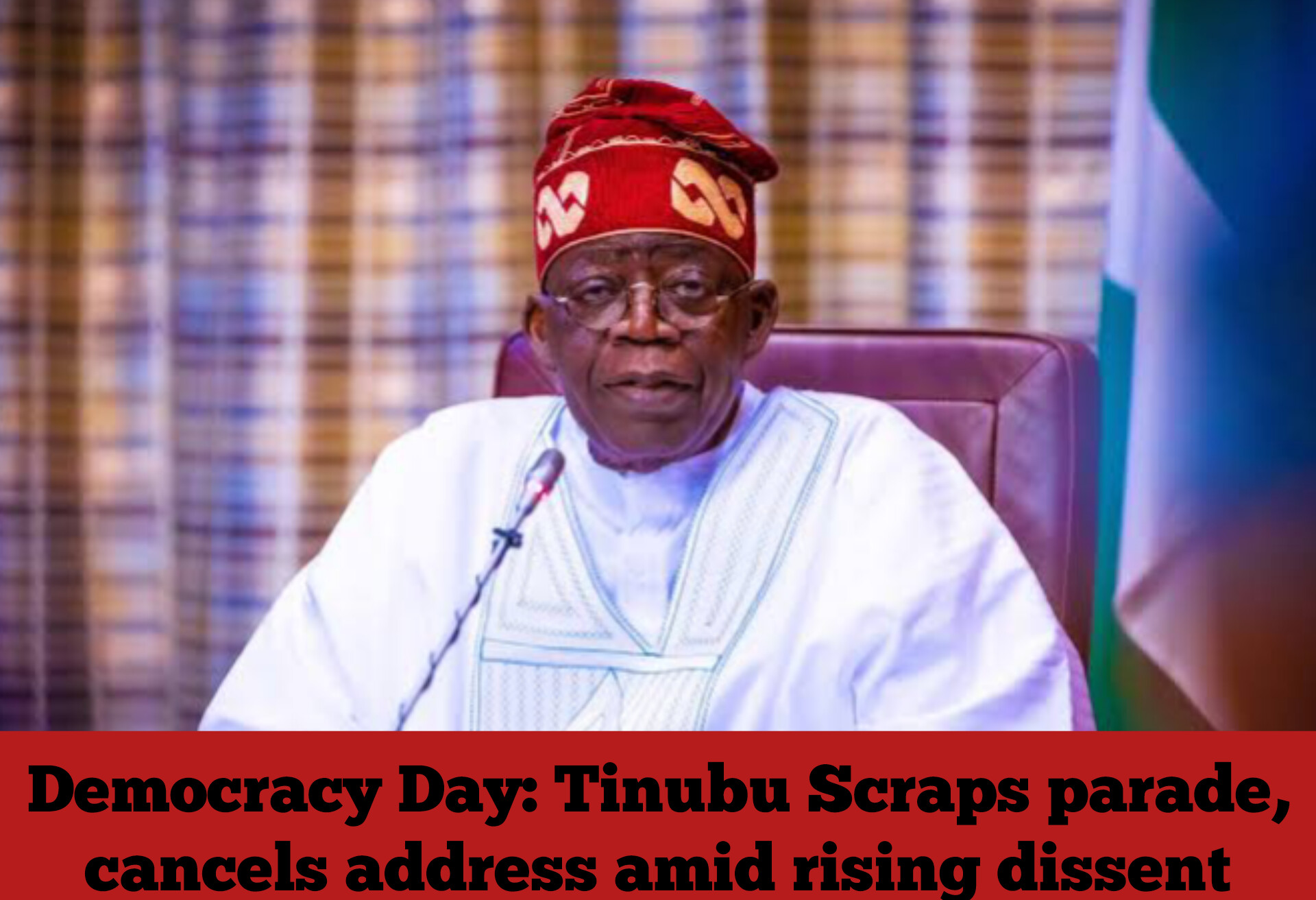 Democracy Day: Tinubu Scraps parade, cancels address amid rising dissent