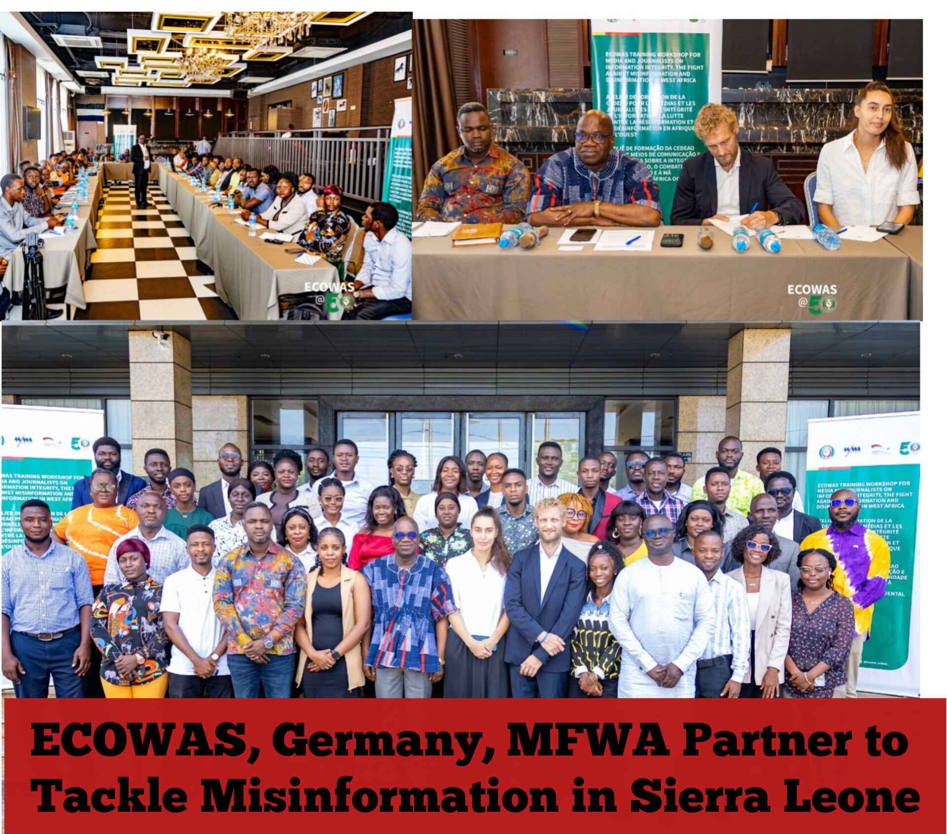 ECOWAS, Germany, MFWA Partner to Tackle Misinformation in Sierra Leone