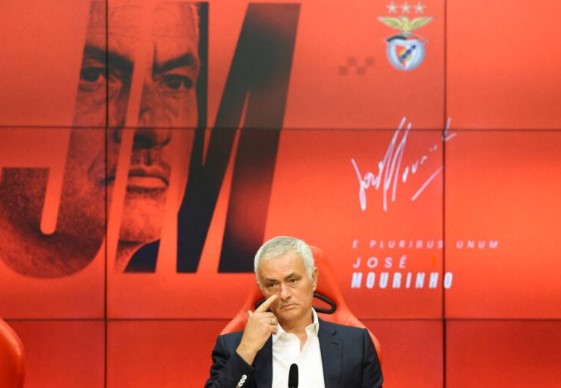 Jose Mourinho Named New Benfica Coach, Returns to Portugal After 21 Years