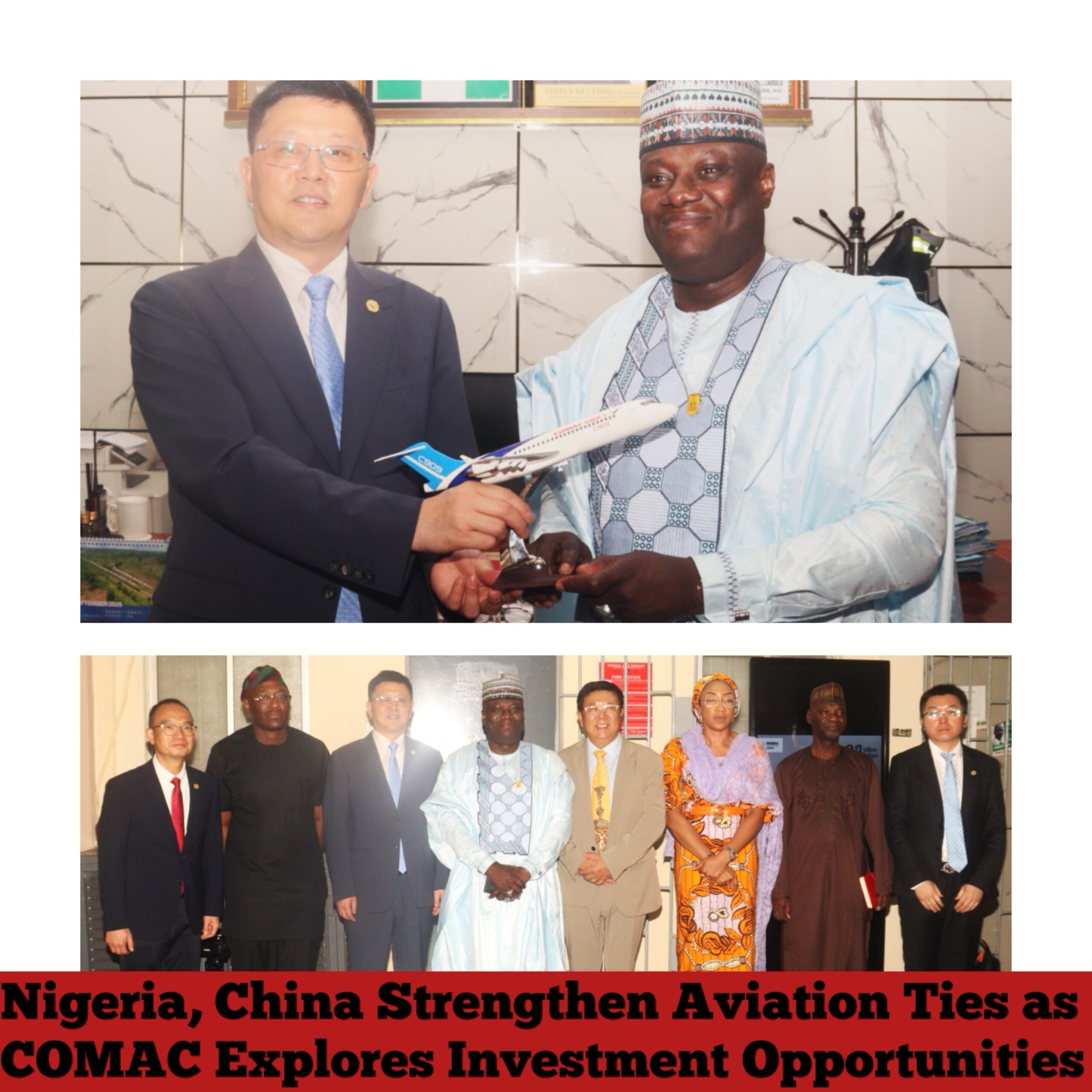Nigeria, China Strengthen Aviation Ties as COMAC Explores Investment Opportunities