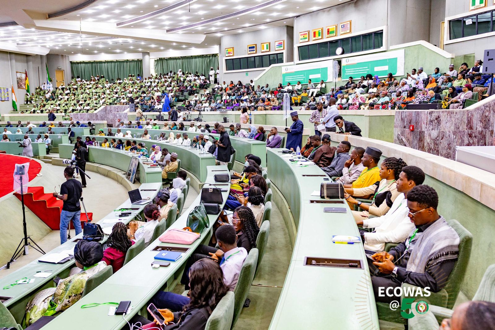 Youth Leaders Drive Peace Agenda at ECOWAS Headquarters During 2025 Creative Conference