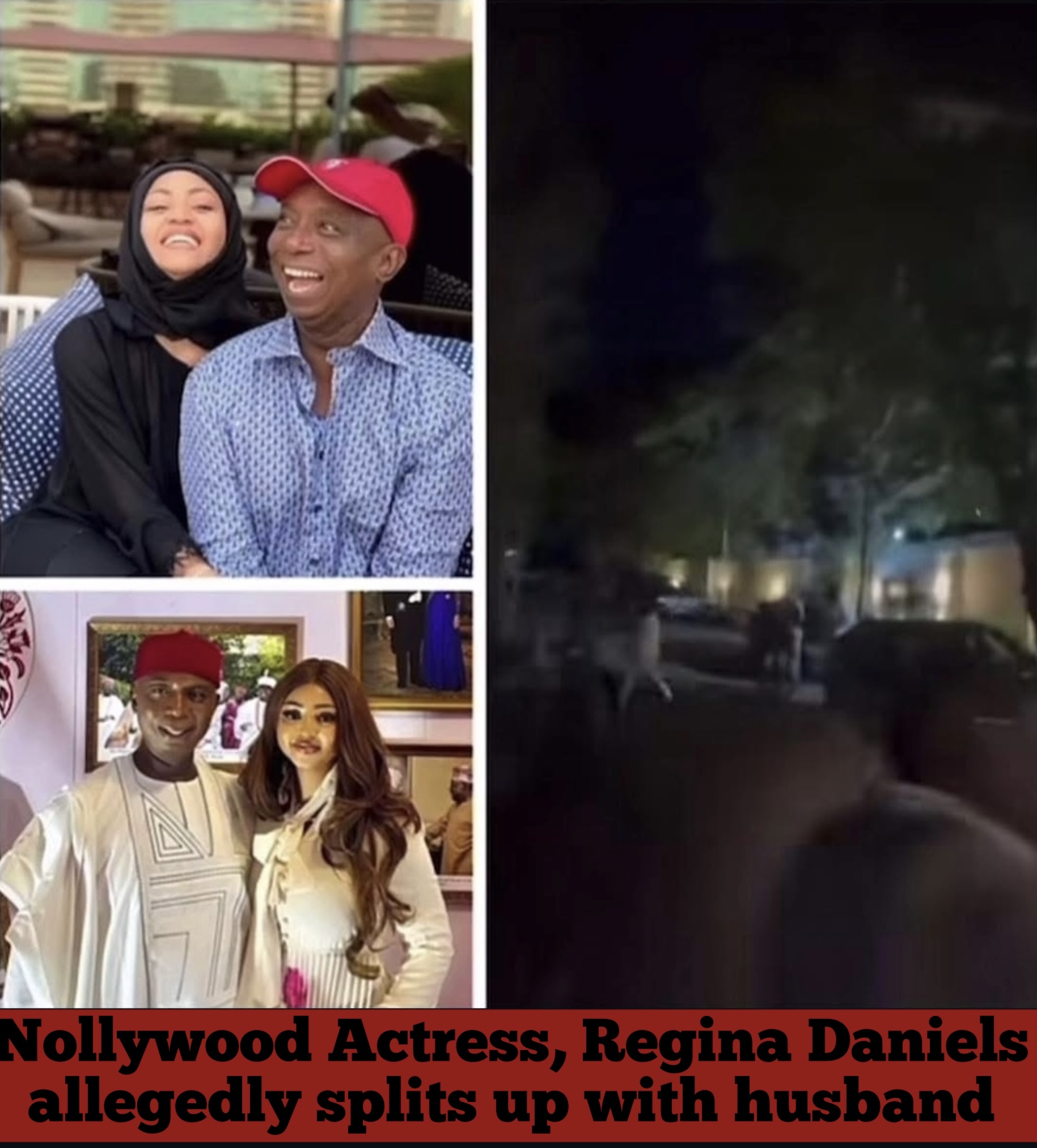 Nollywood Actress, Regina Daniels allegedly splits with husband