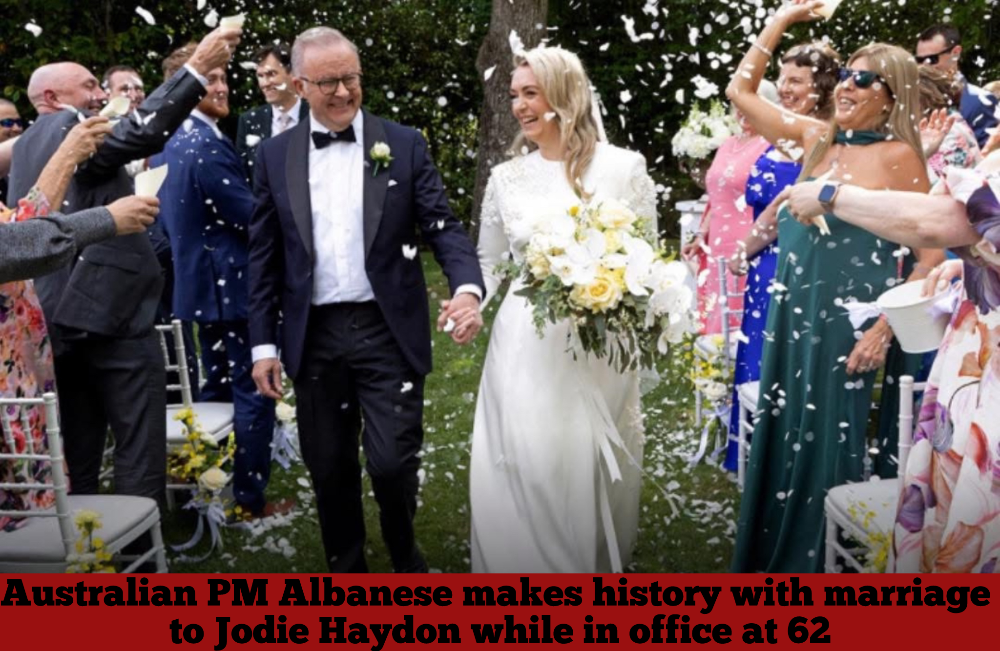 Australian PM Albanese makes history with marriage to Jodie Haydon while in office at 62