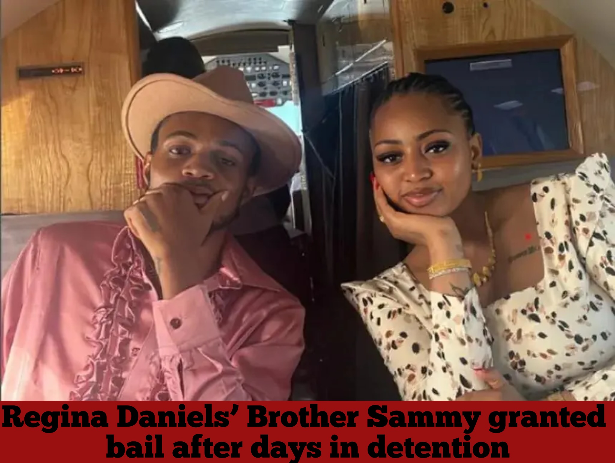 Regina Daniels’ Brother Sammy granted bail after days in detention