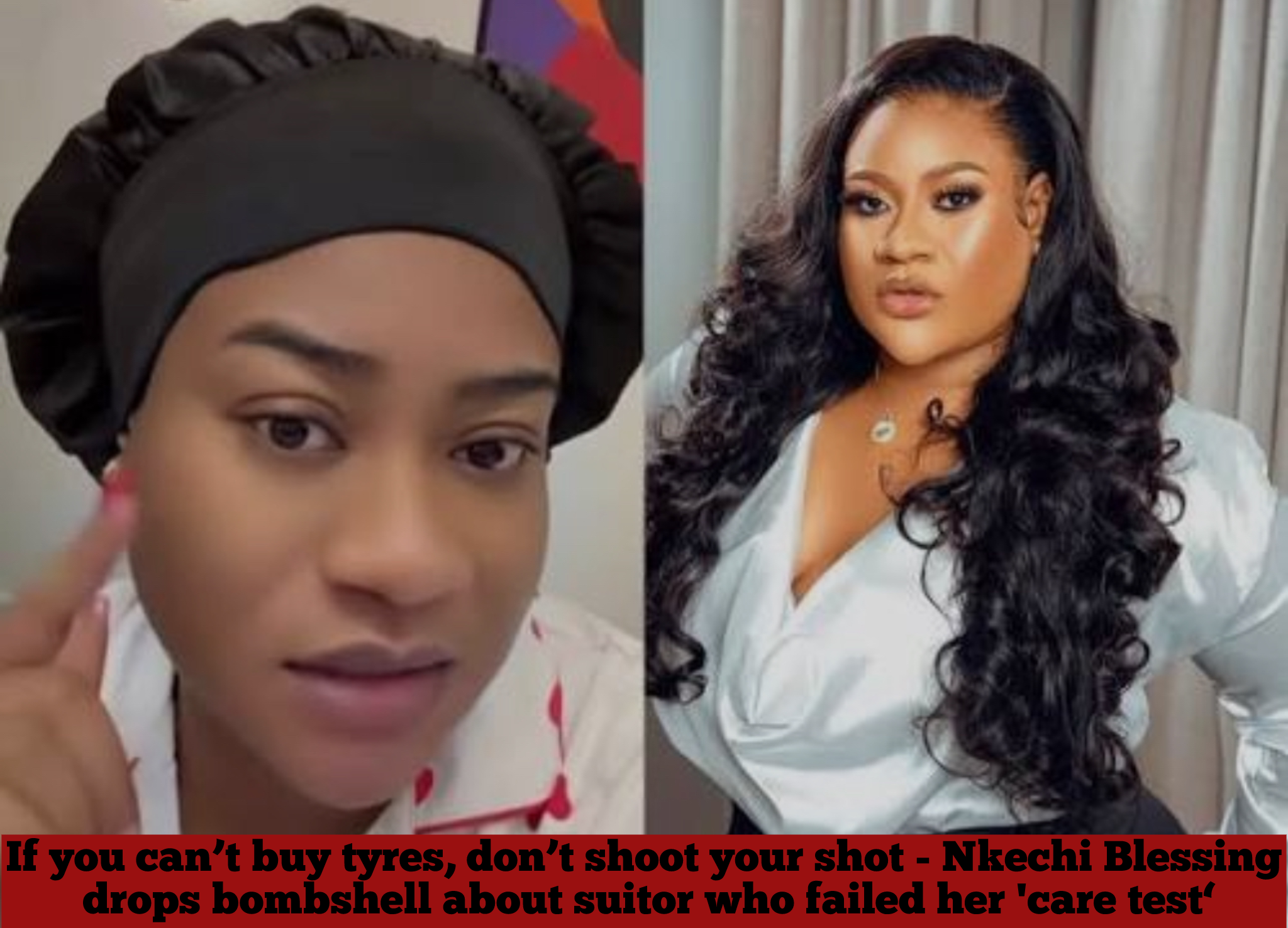 If you can’t buy tyres, don’t shoot your shot – Nkechi Blessing drops bombshell about suitor who failed her ‘care test‘