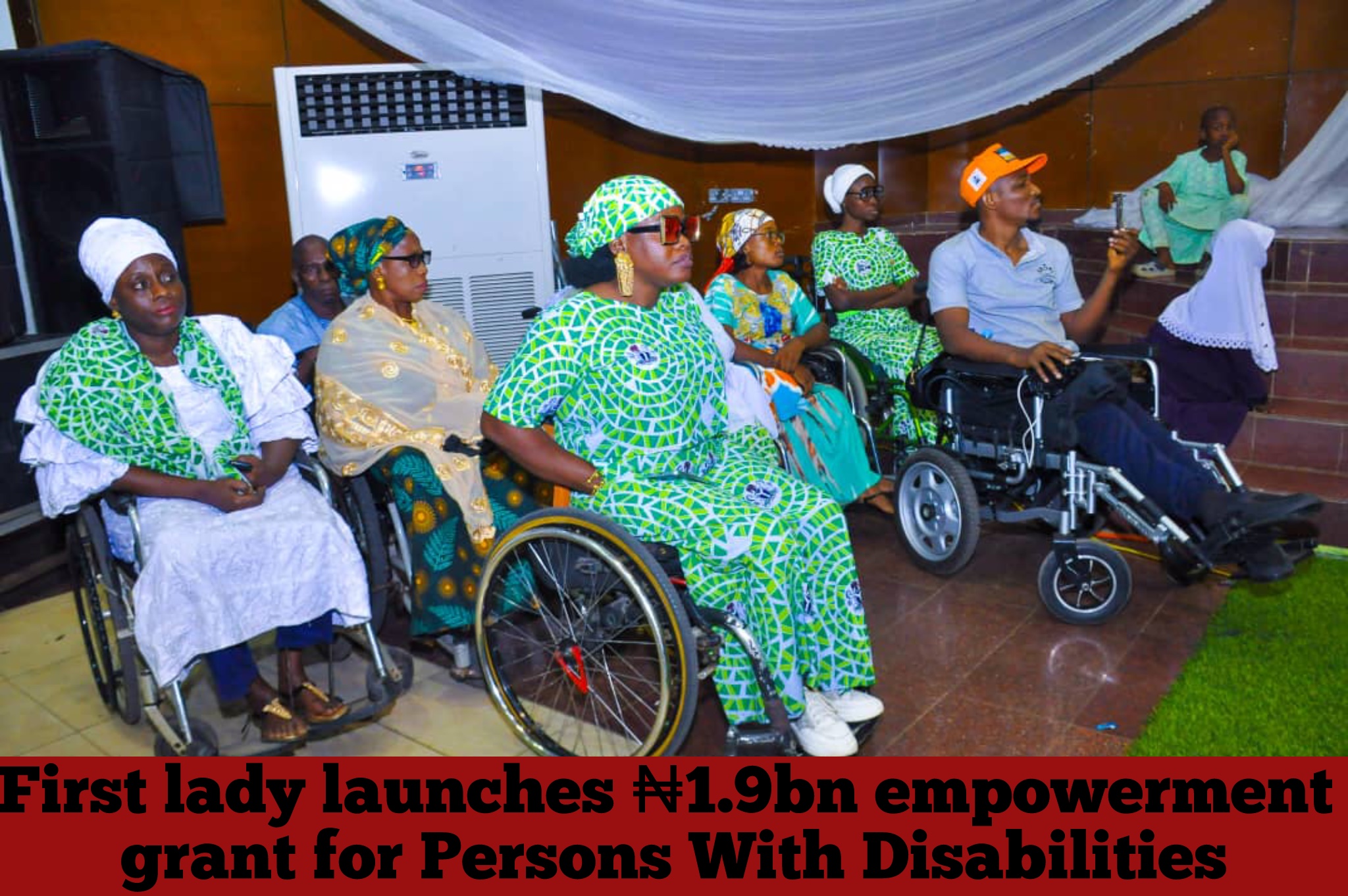 First lady launches ₦1.9bn empowerment grant for Persons With Disabilities