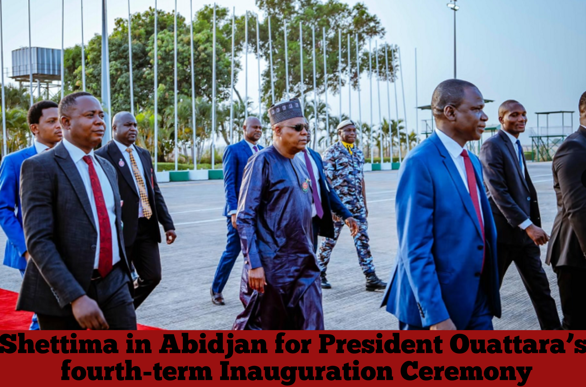 Shettima in Abidjan for President Ouattara’s inauguration ceremony