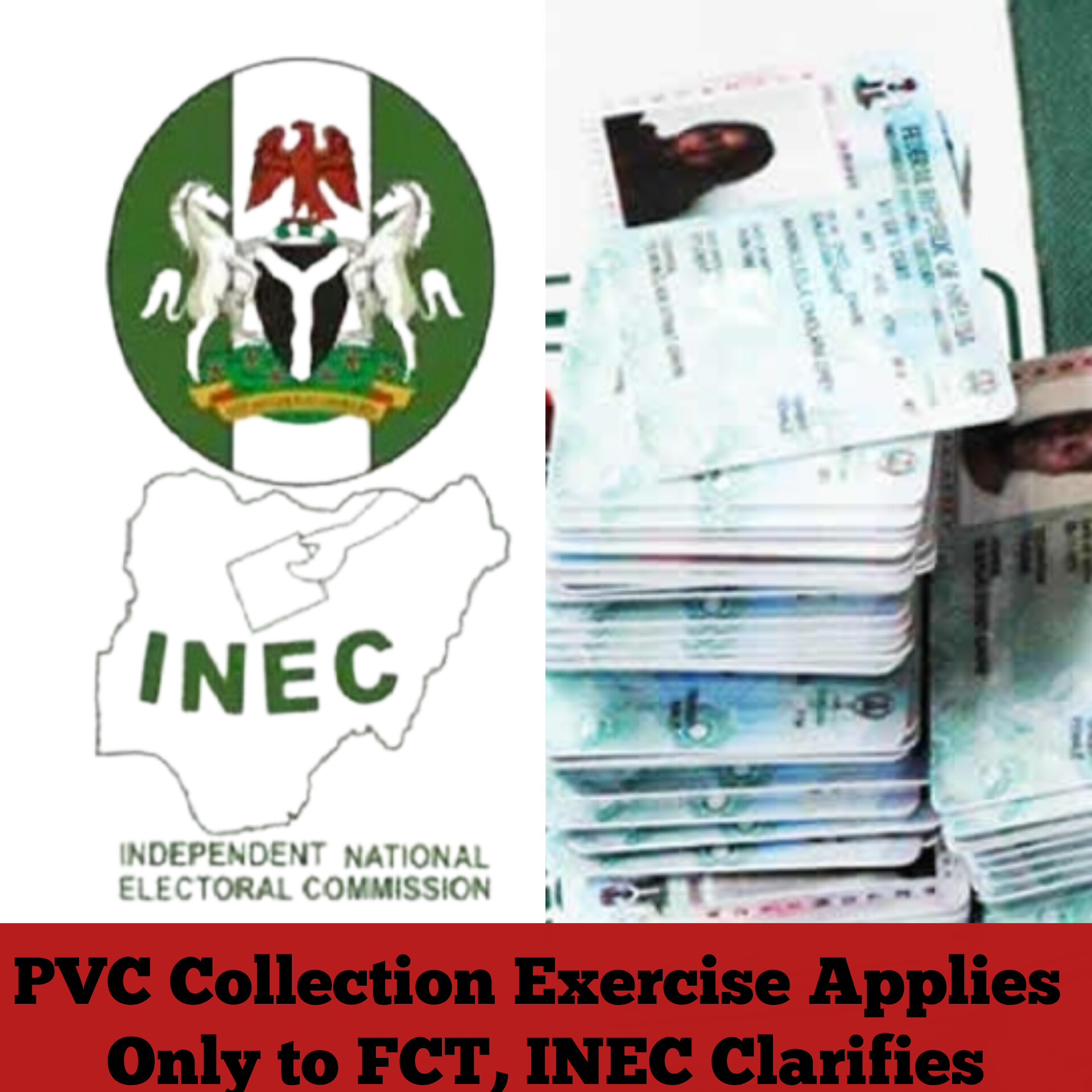 PVC Collection Exercise Applies Only to FCT, INEC Clarifies