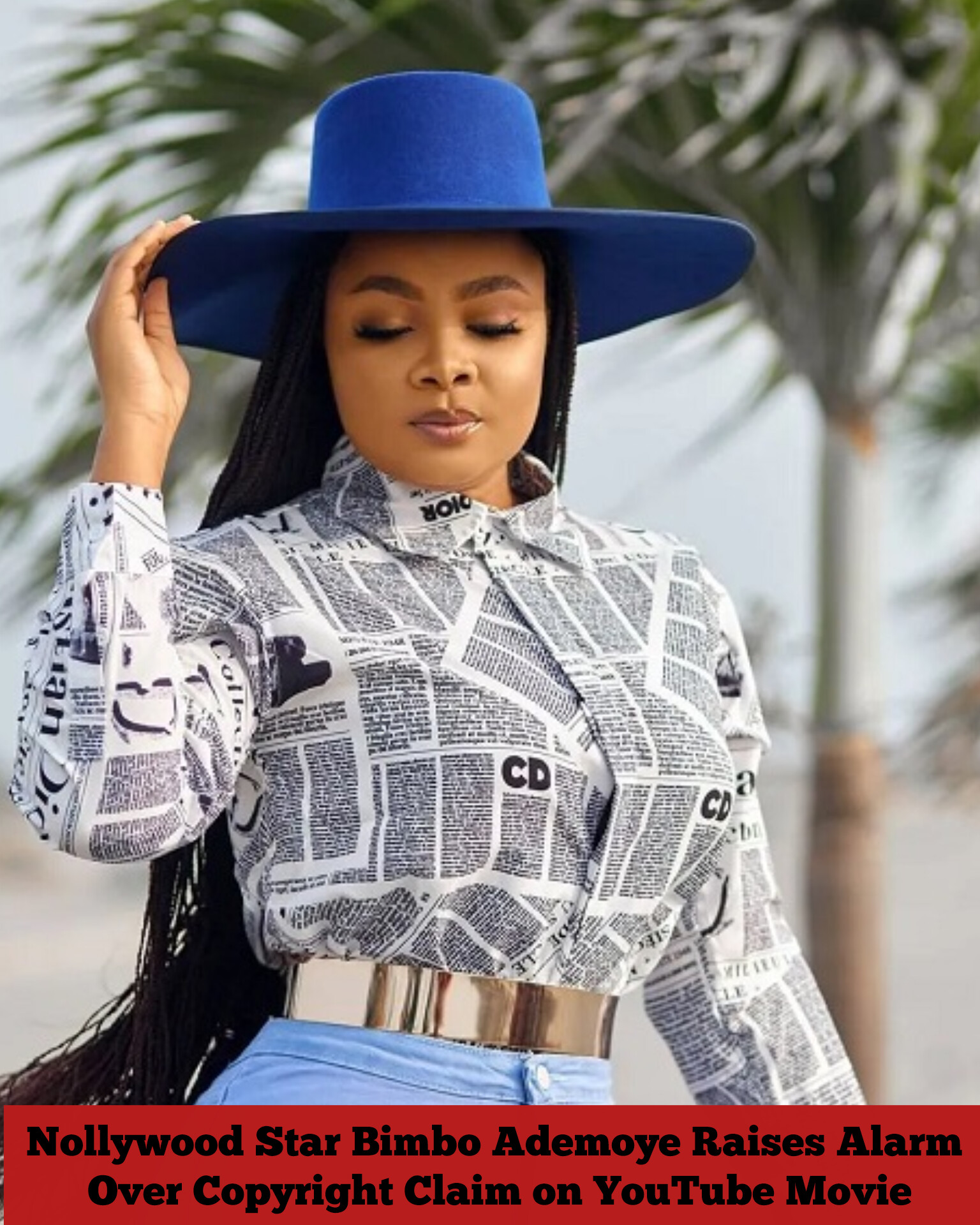 Nollywood Star Bimbo Ademoye Raises Alarm Over Copyright Claim on YouTube Movie