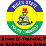 Niger Police Arrest 16-Year-Old, Three Others Over Drugs, Kidnapping, Armed Robbery