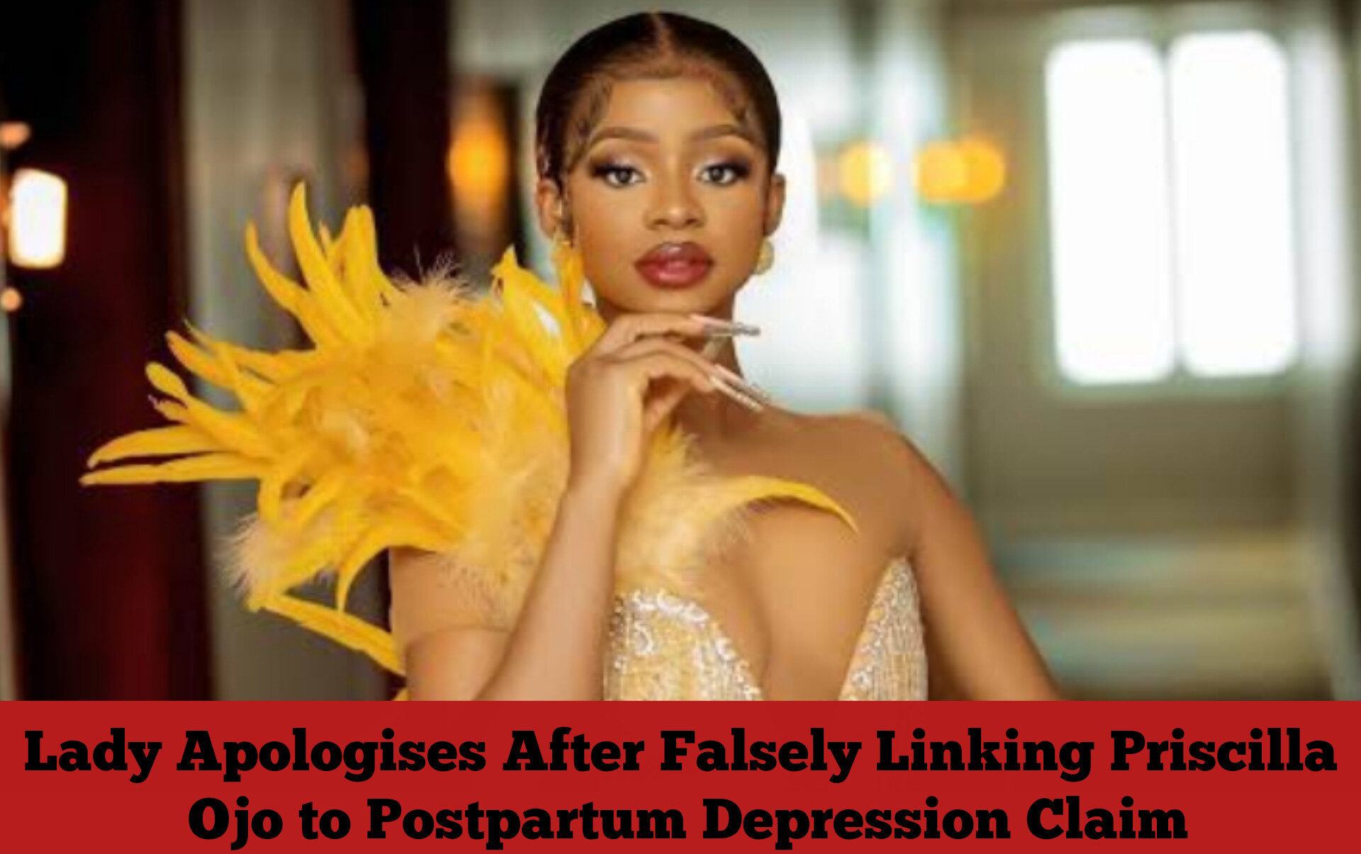 Lady Apologises After Falsely Linking Priscilla Ojo to Postpartum Depression Claim