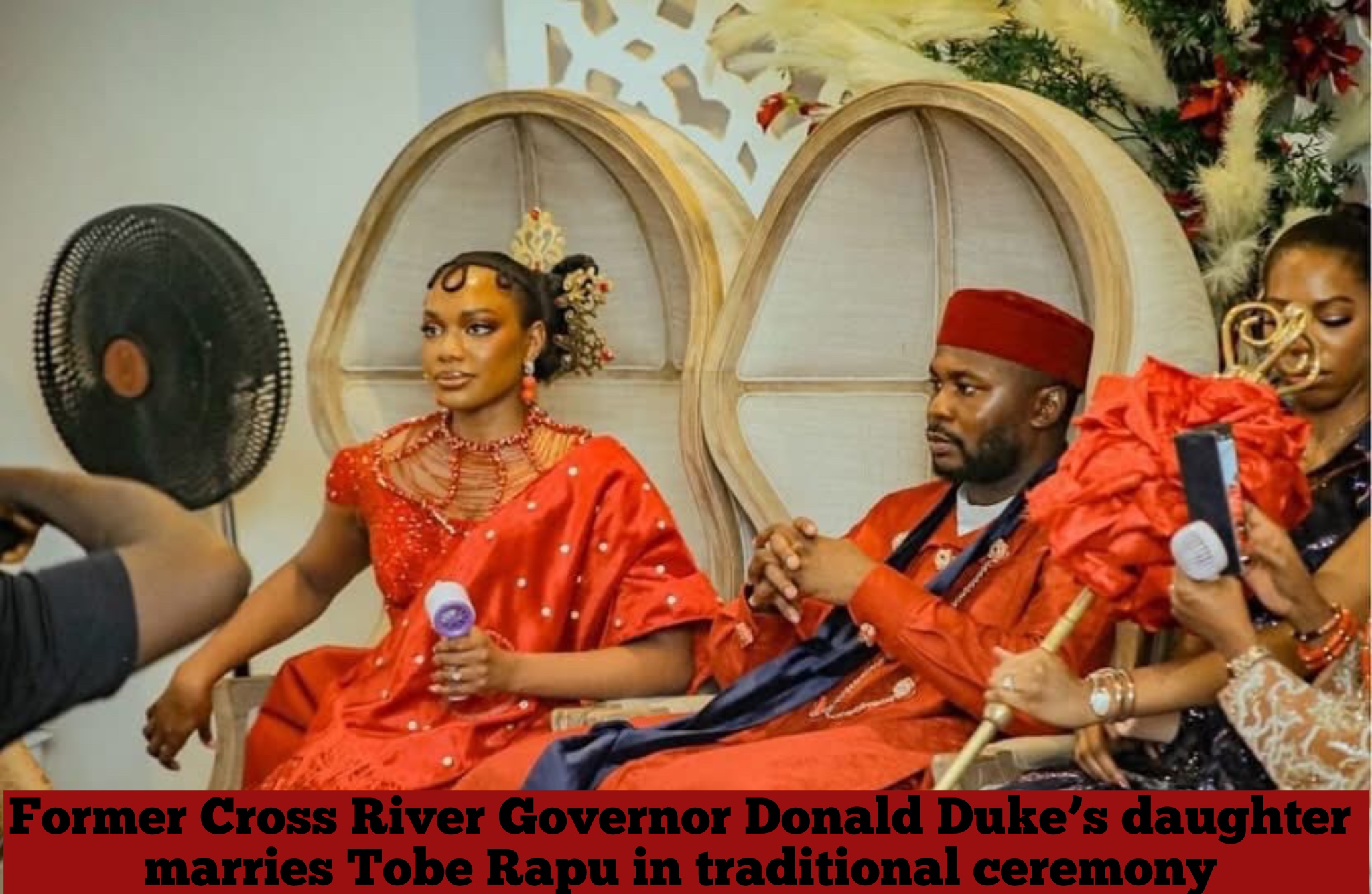 Former Cross River Governor Donald Duke’s daughter marries Tobe Rapu