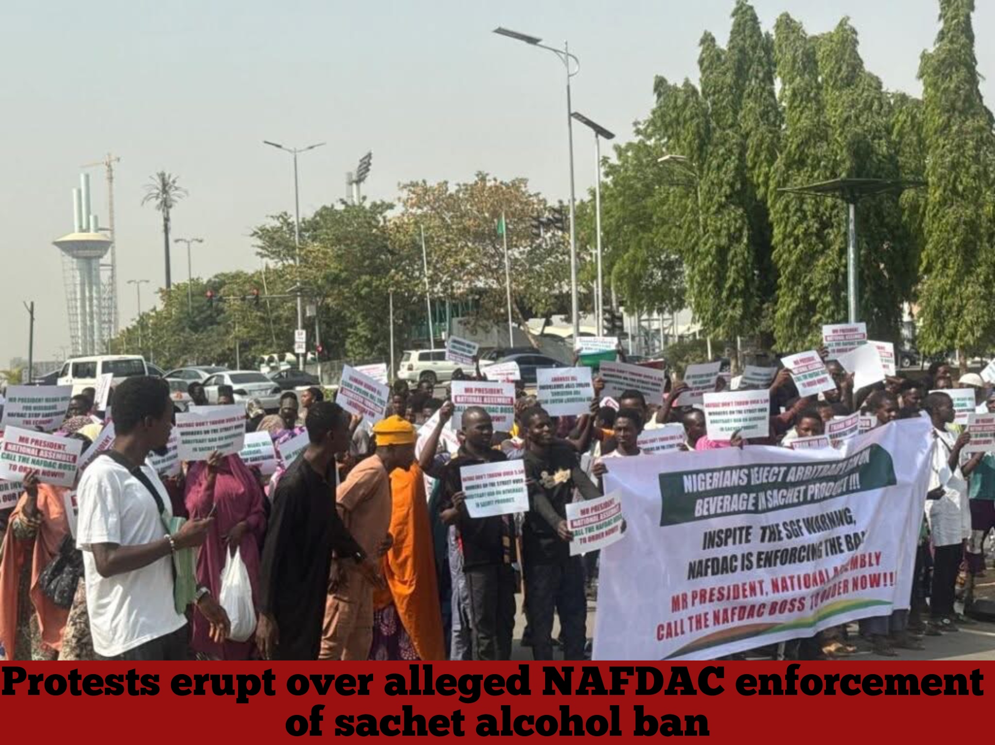 Protests erupt over alleged NAFDAC enforcement of sachet alcohol ban