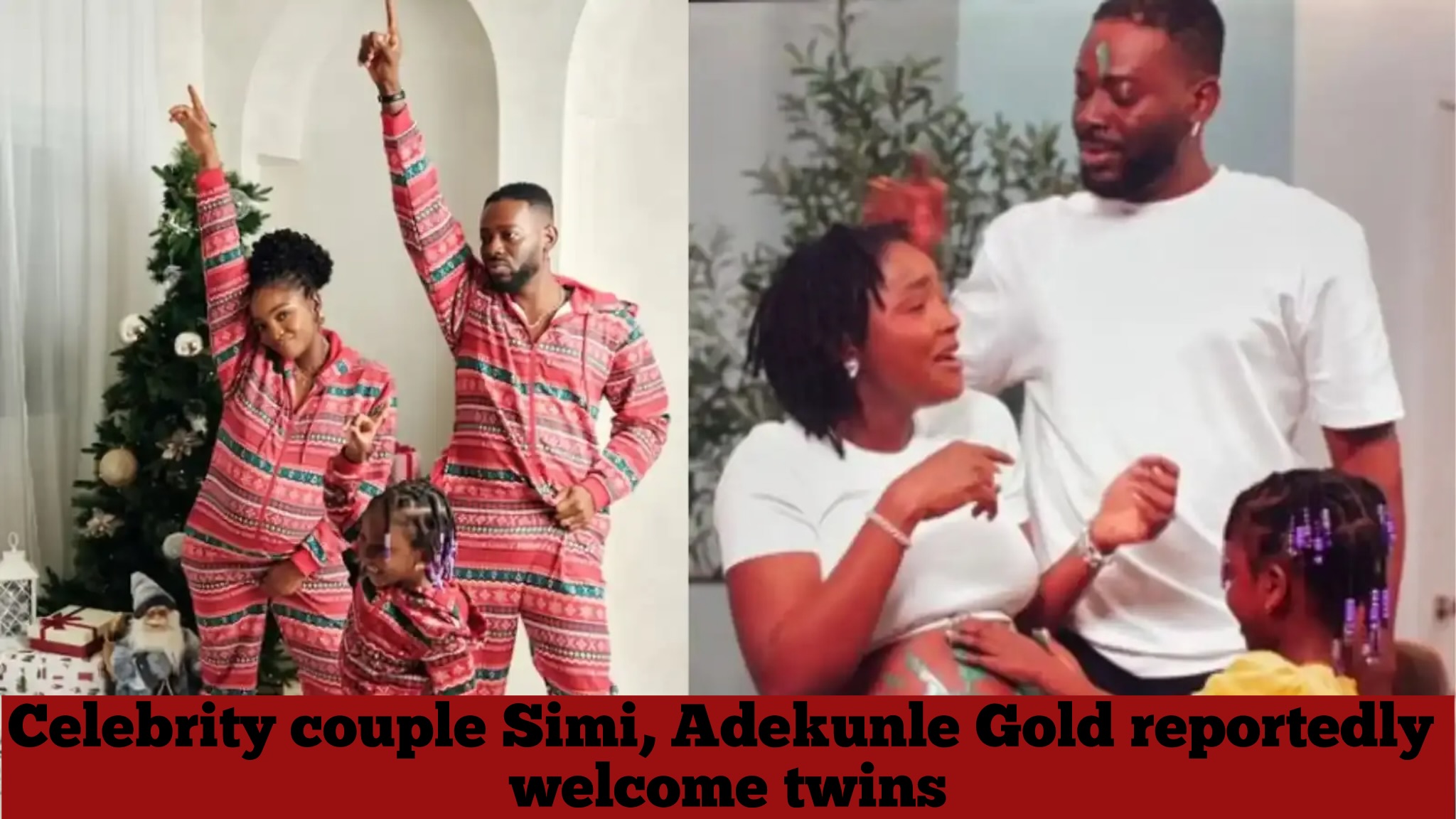 Celebrity couple Simi, Adekunle Gold reportedly welcome twins