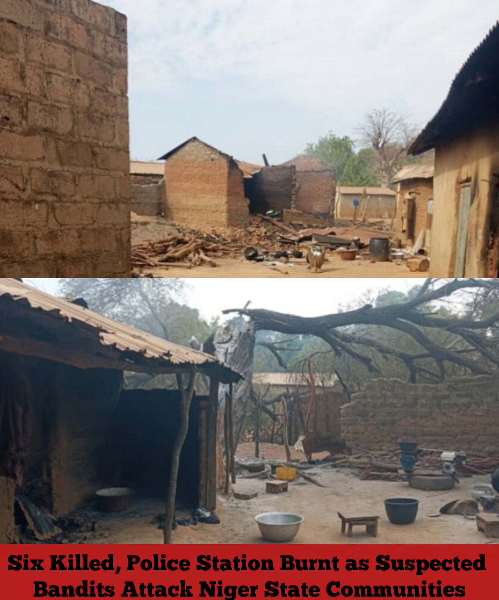 Six Killed, Police Station Burnt as Suspected Bandits Attack Niger State Communities