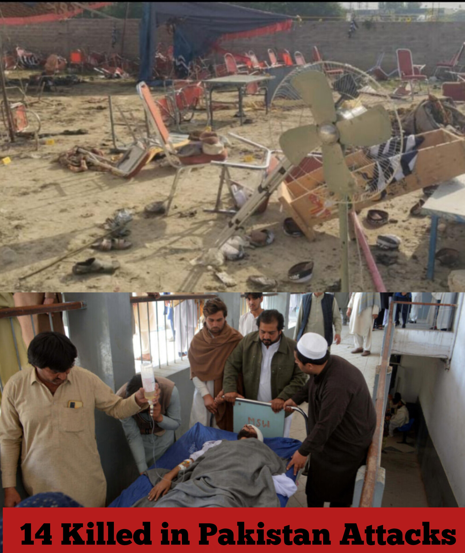 14 Killed in Pakistan Attacks