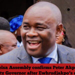 Bayelsa Assembly confirms Peter Akpe as Deputy Governor after Ewhrudjakpo’s death