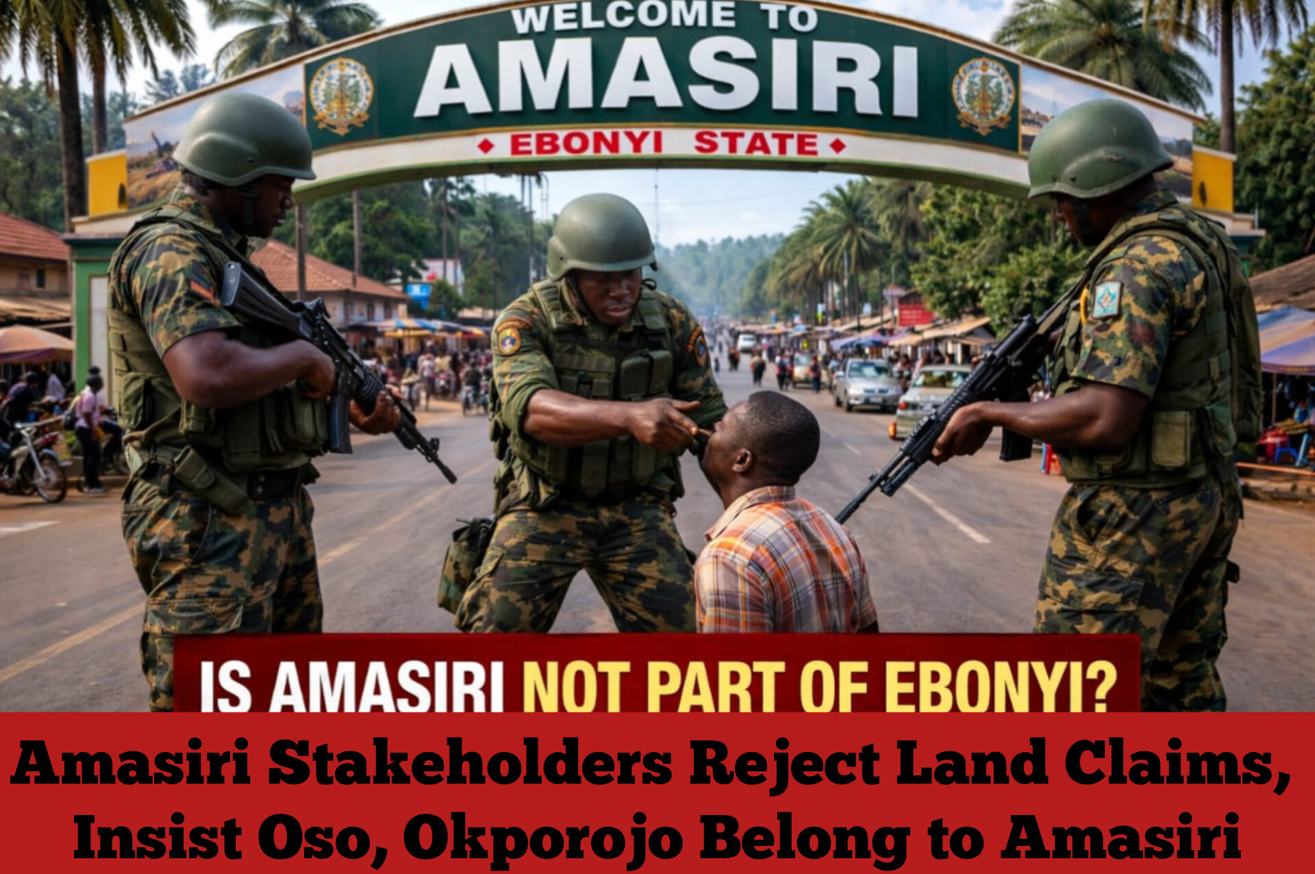 Amasiri Stakeholders Reject Land Claims, Insist Oso, Okporojo Belong to Amasiri