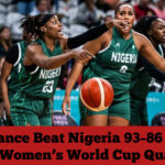 France Beat Nigeria 93–86 in FIBA Women’s World Cup Qualifier