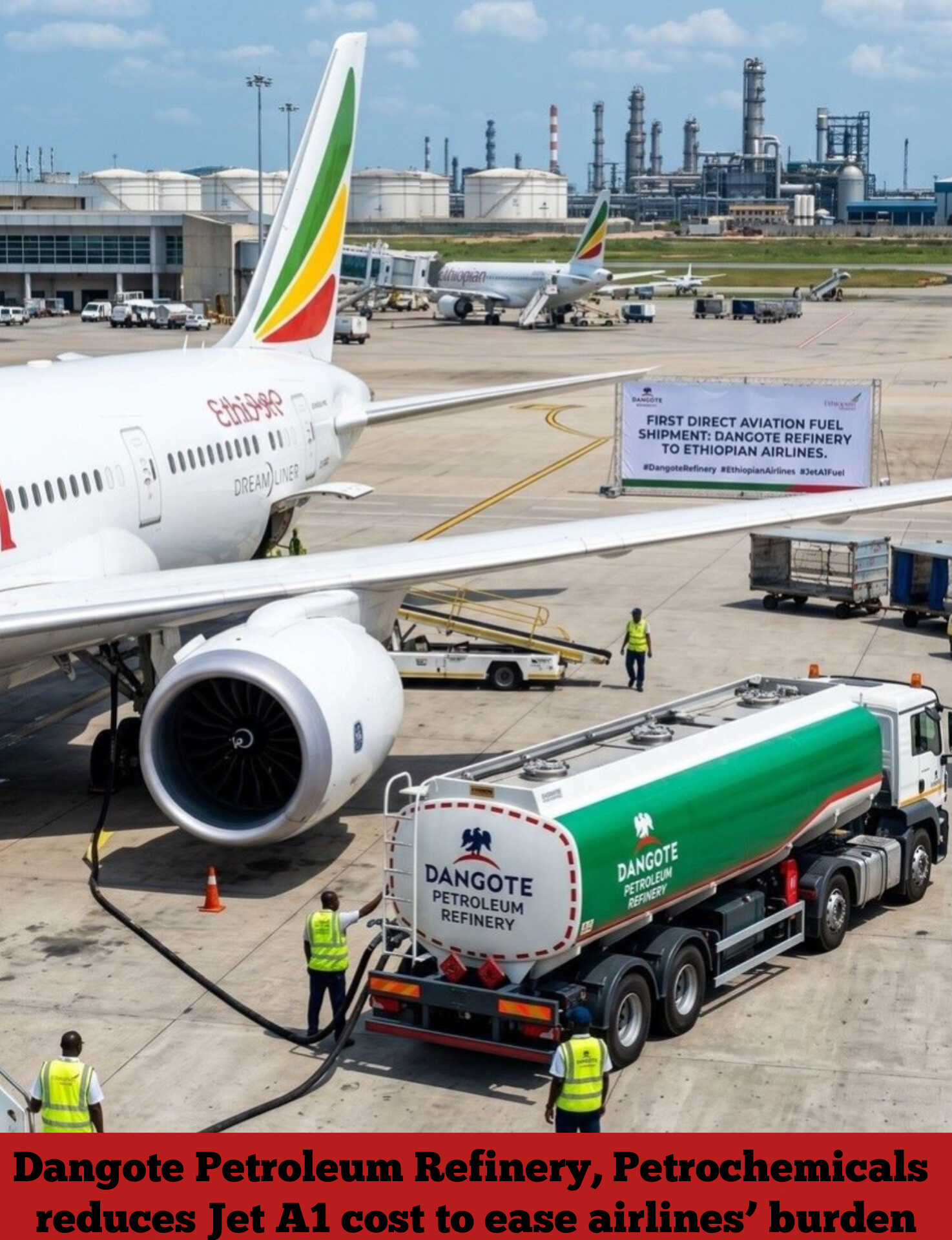 Dangote Petroleum Refinery & Petrochemicals reduces Jet A1 cost to ease airlines’ burden
