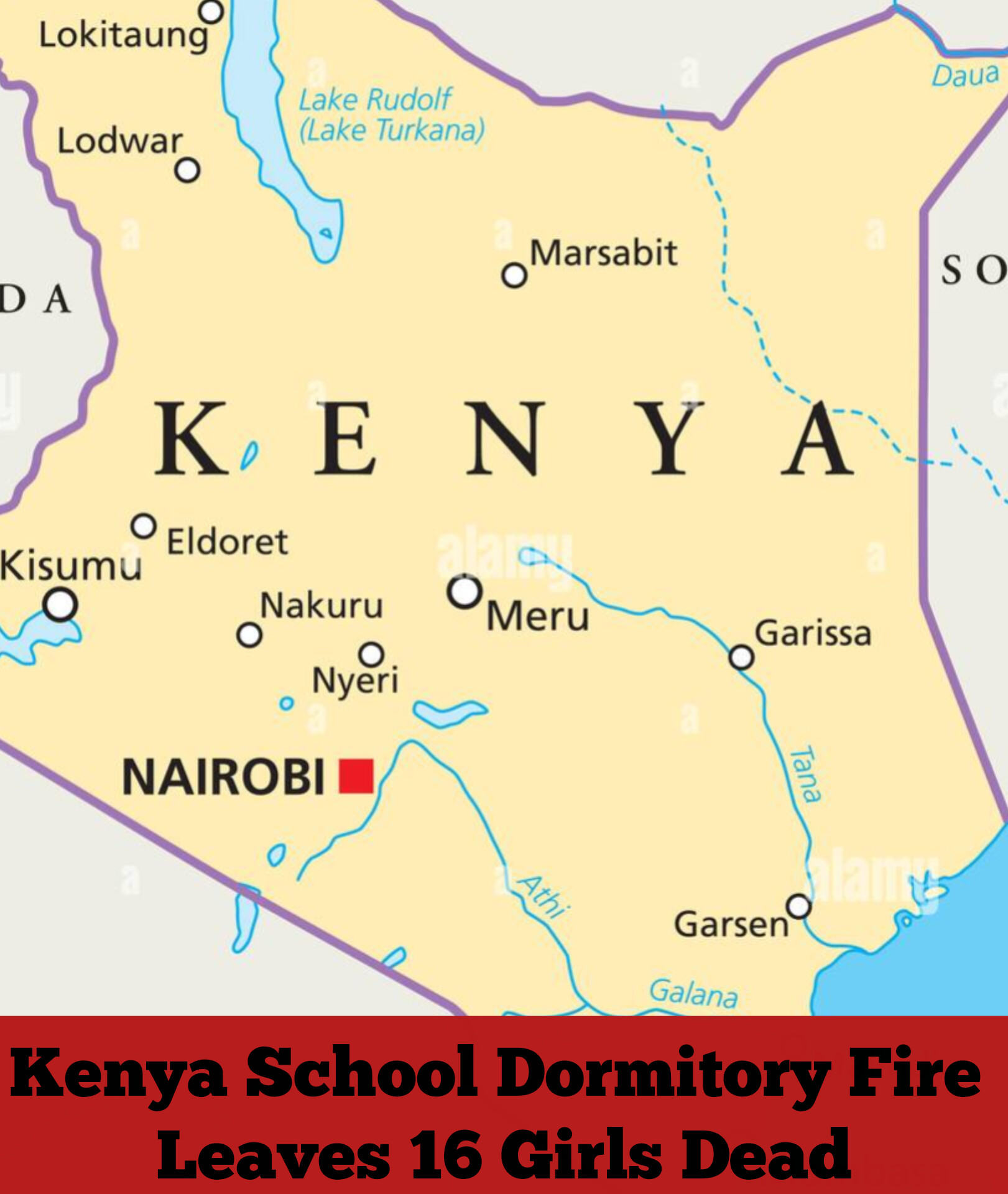 Kenya School Dormitory Fire Leaves 16 Girls Dead