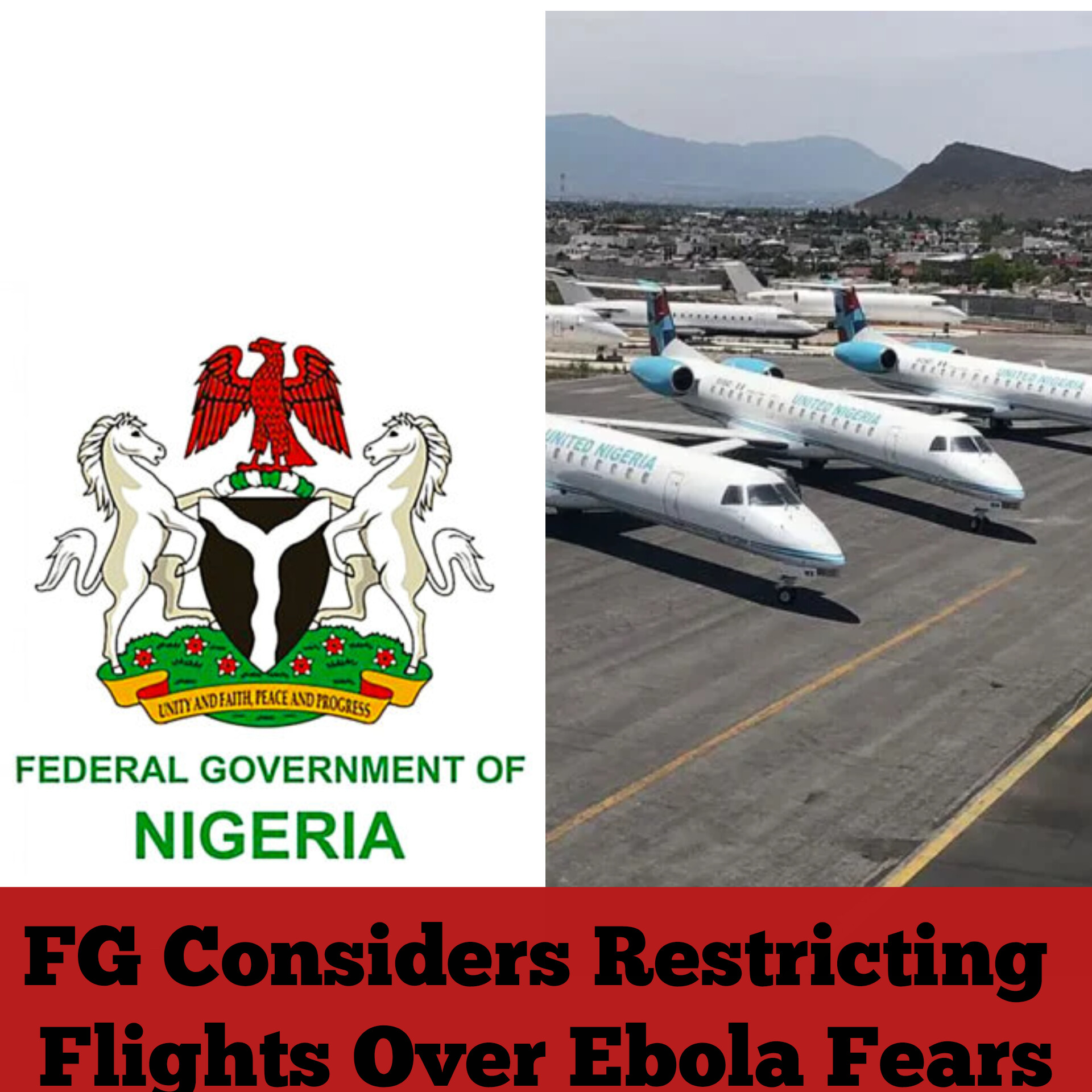 FG Considers Restricting Flights Over Ebola Fears