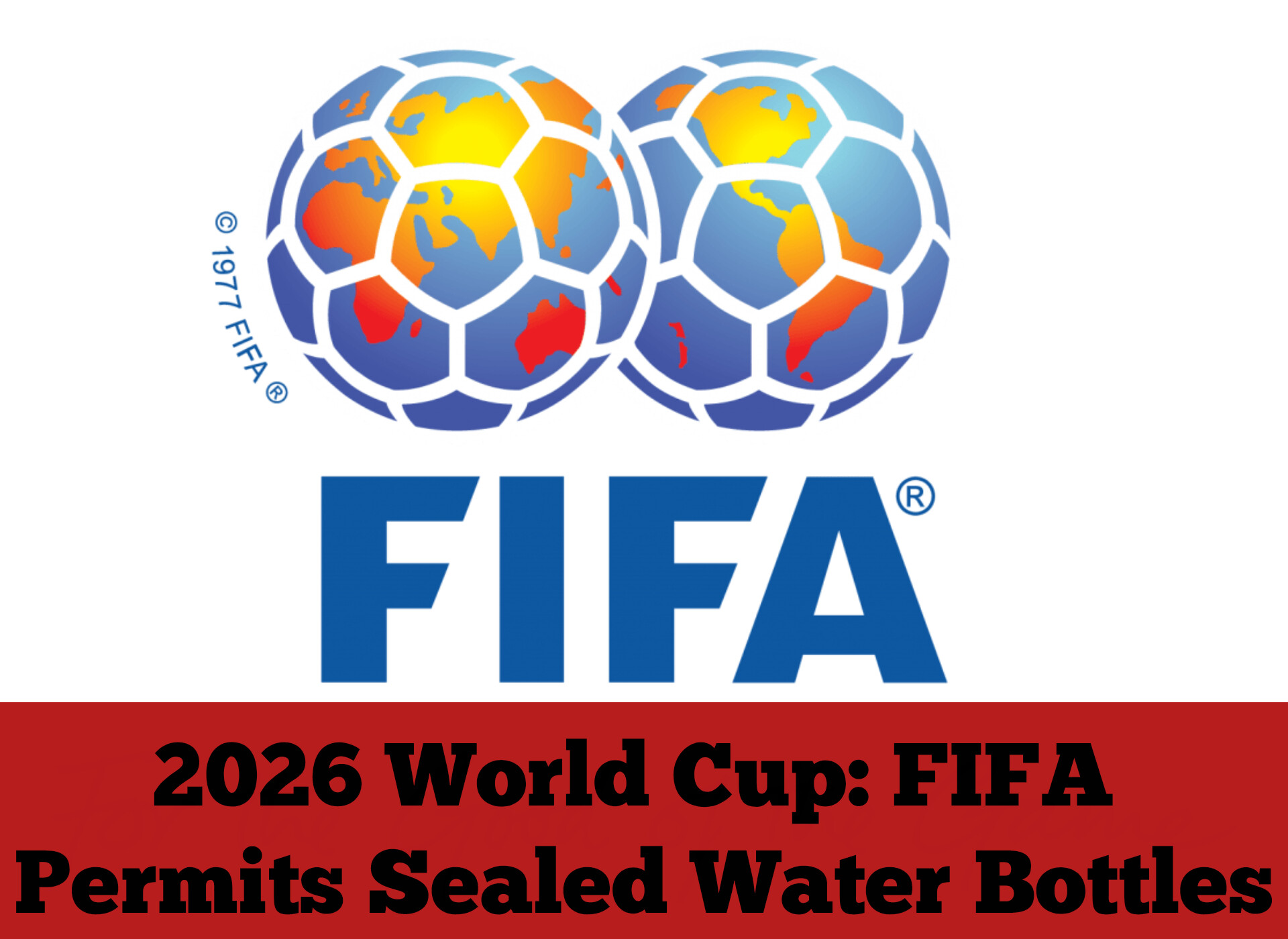 2026 World Cup: FIFA Permits Sealed Water Bottles