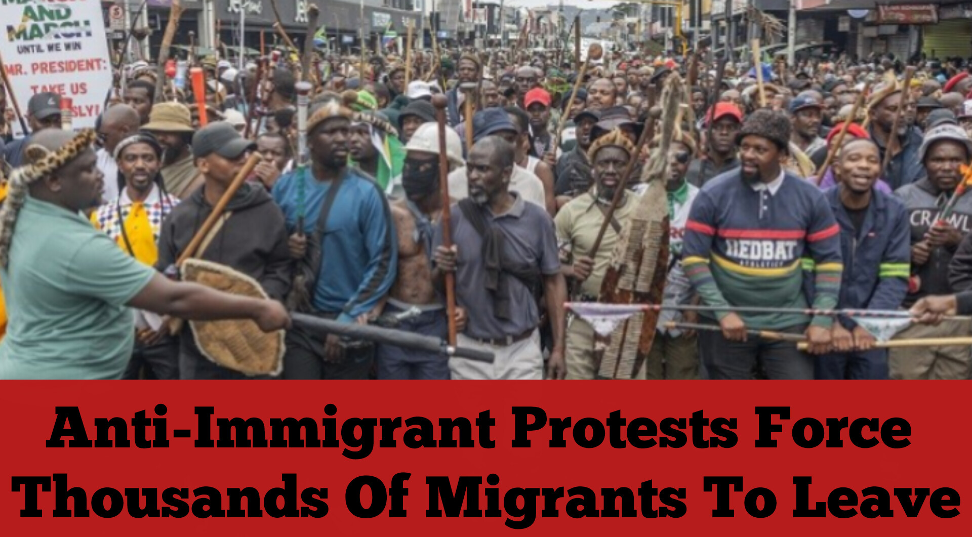 Anti-Immigrant Protests Force Thousands Of Migrants To Leave