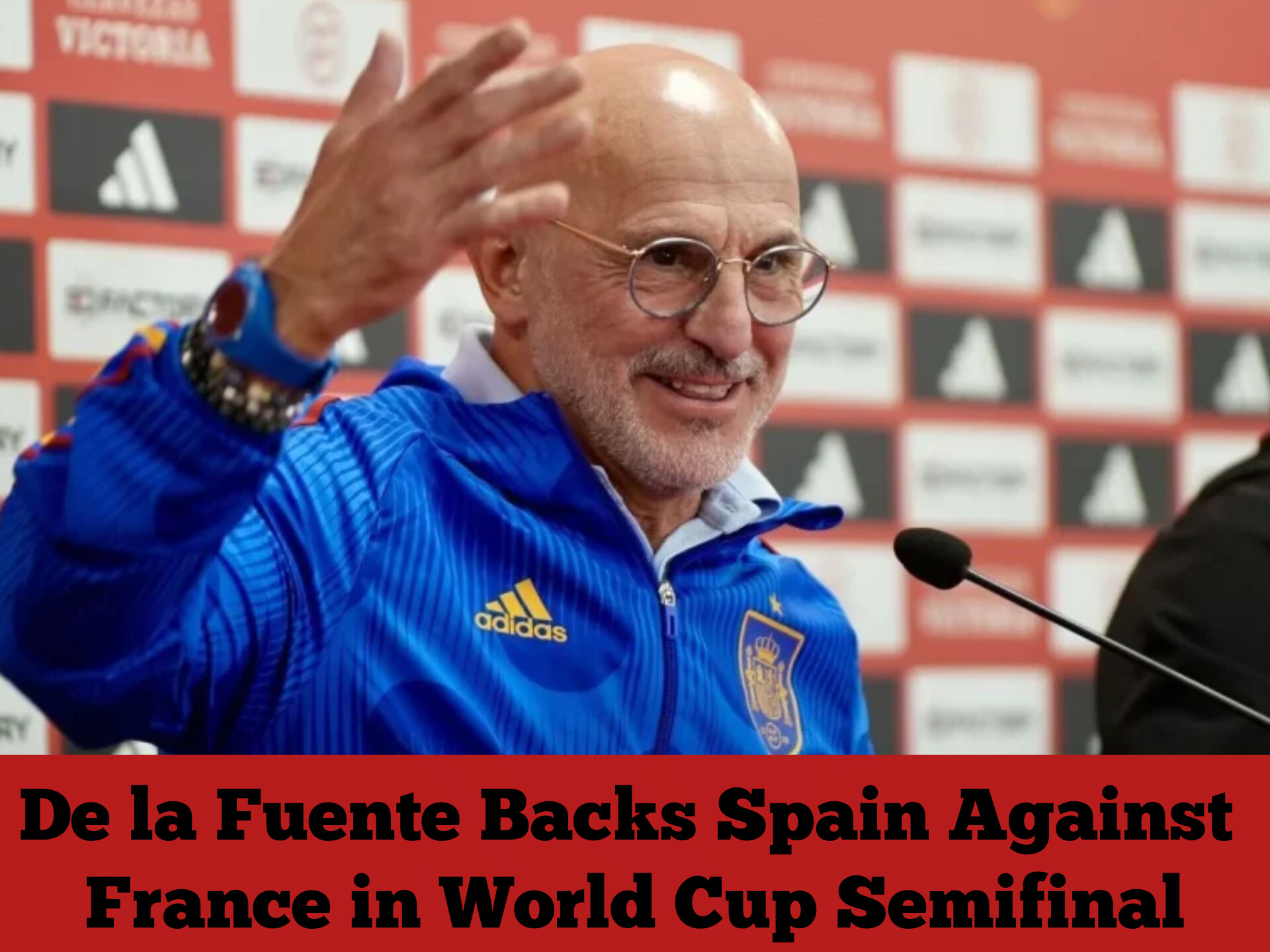 De la Fuente Backs Spain Against France in World Cup Semifinal
