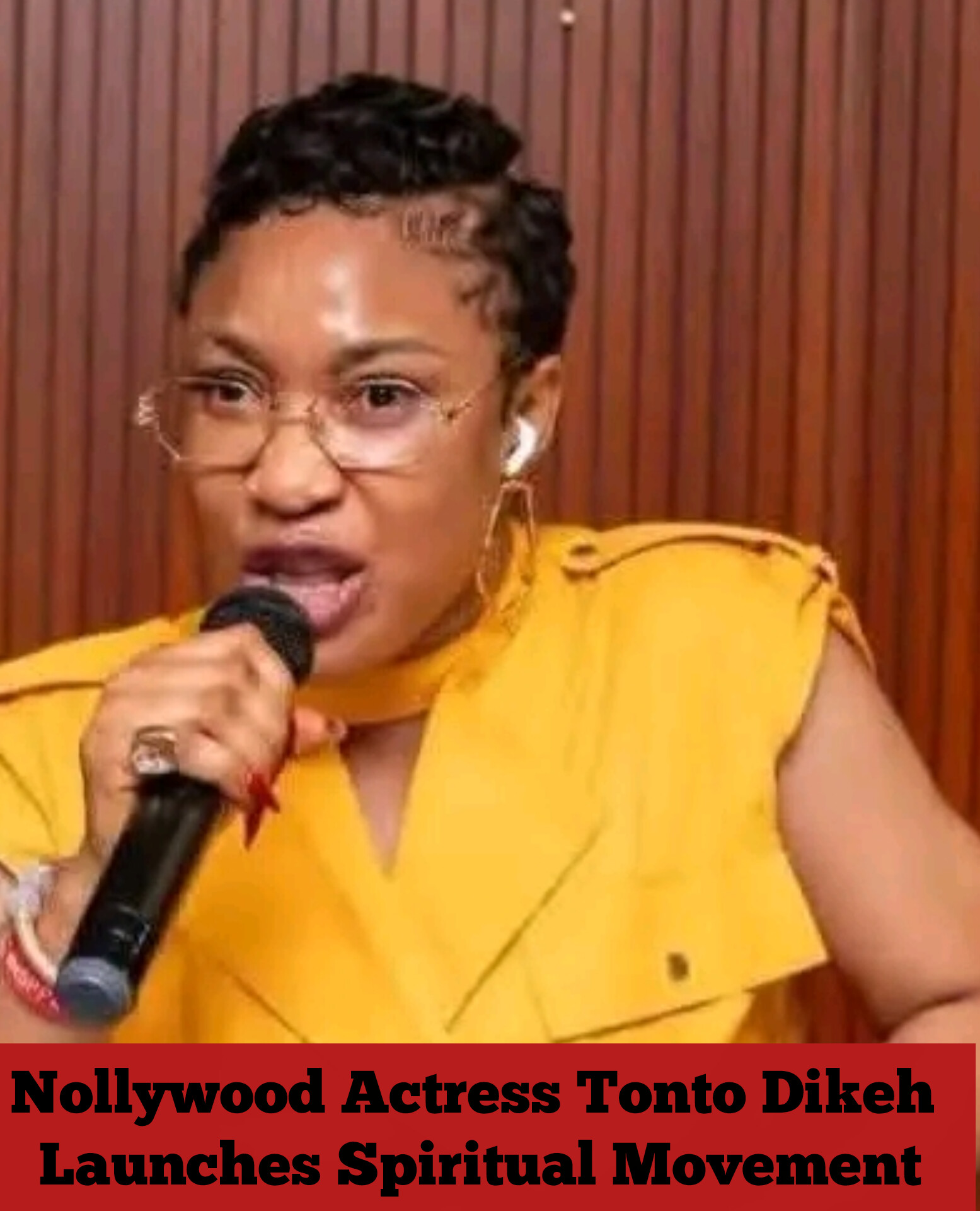 Nollywood Actress Tonto Dikeh Launches Spiritual Movement