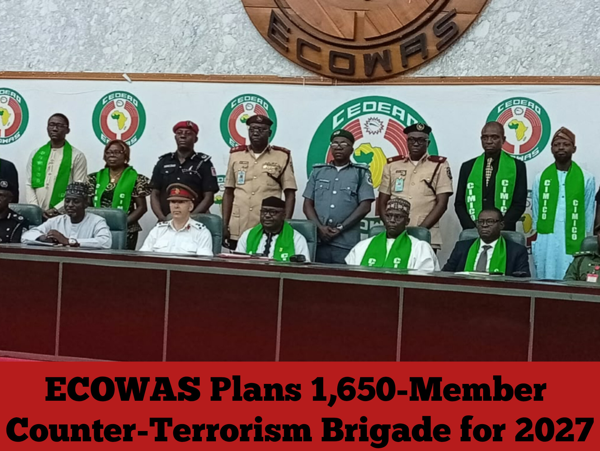 ECOWAS Plans 1,650-Member Counter-Terrorism Brigade for 2027