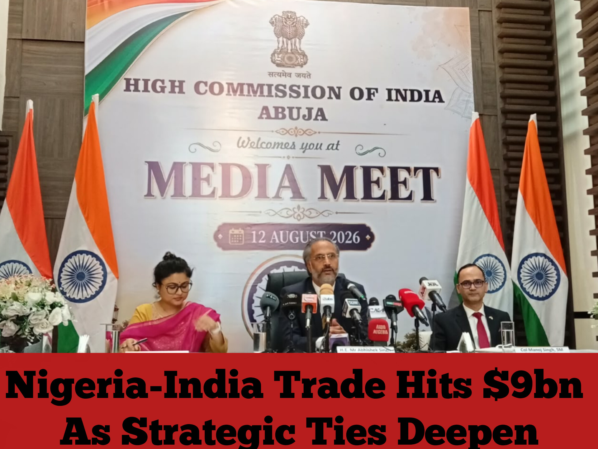 Nigeria-India Trade Hits $9bn As Strategic Ties Deepen