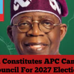 Tinubu Constitutes APC Campaign Council For 2027 Election