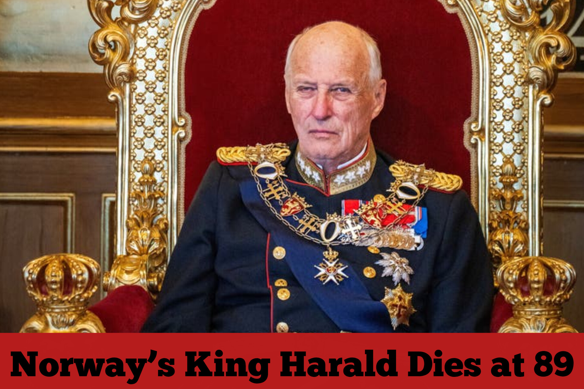 Norway’s King Harald Dies at 89