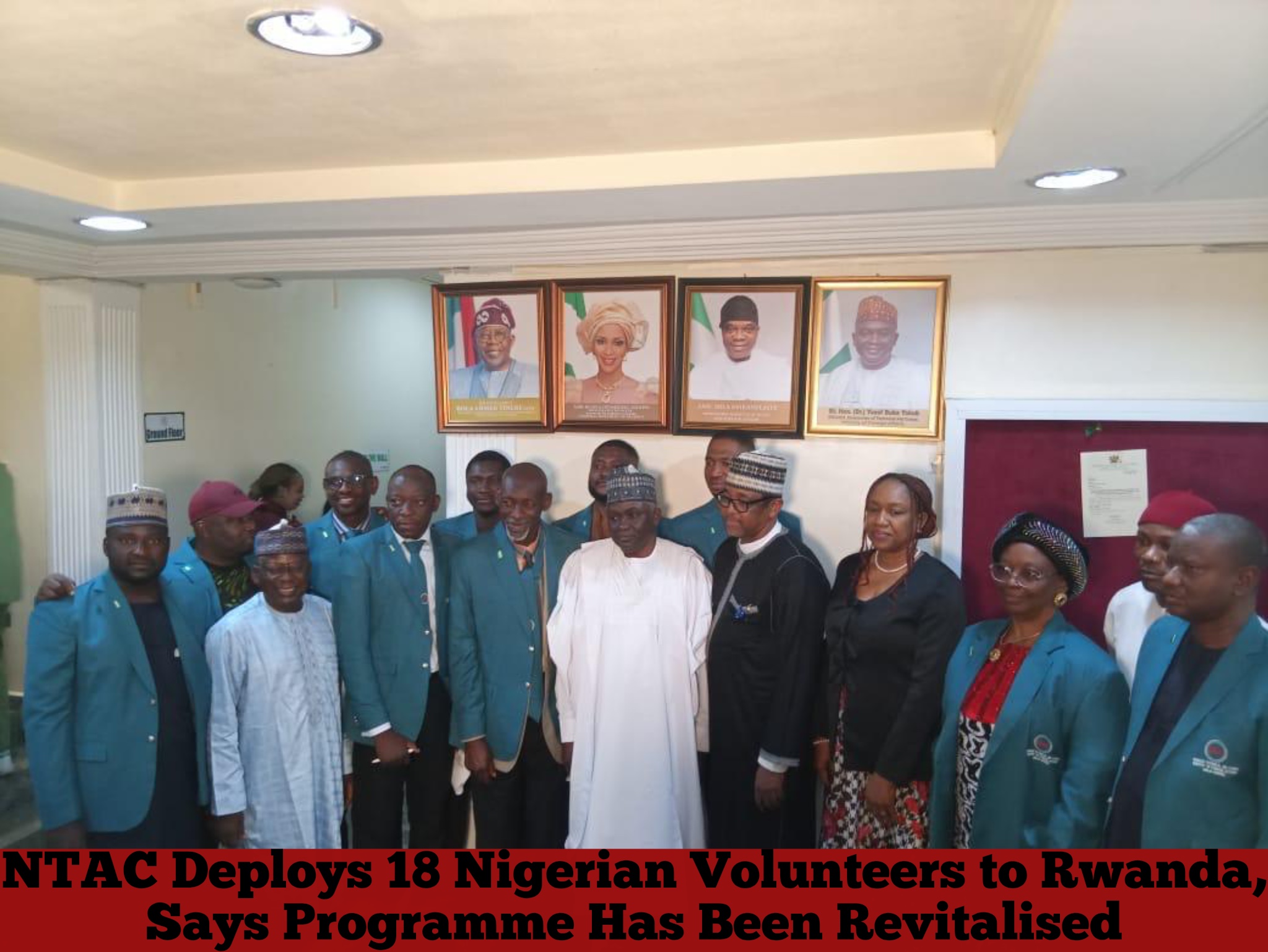 NTAC Deploys 18 Nigerian Volunteers to Rwanda, Says Programme Has Been Revitalised