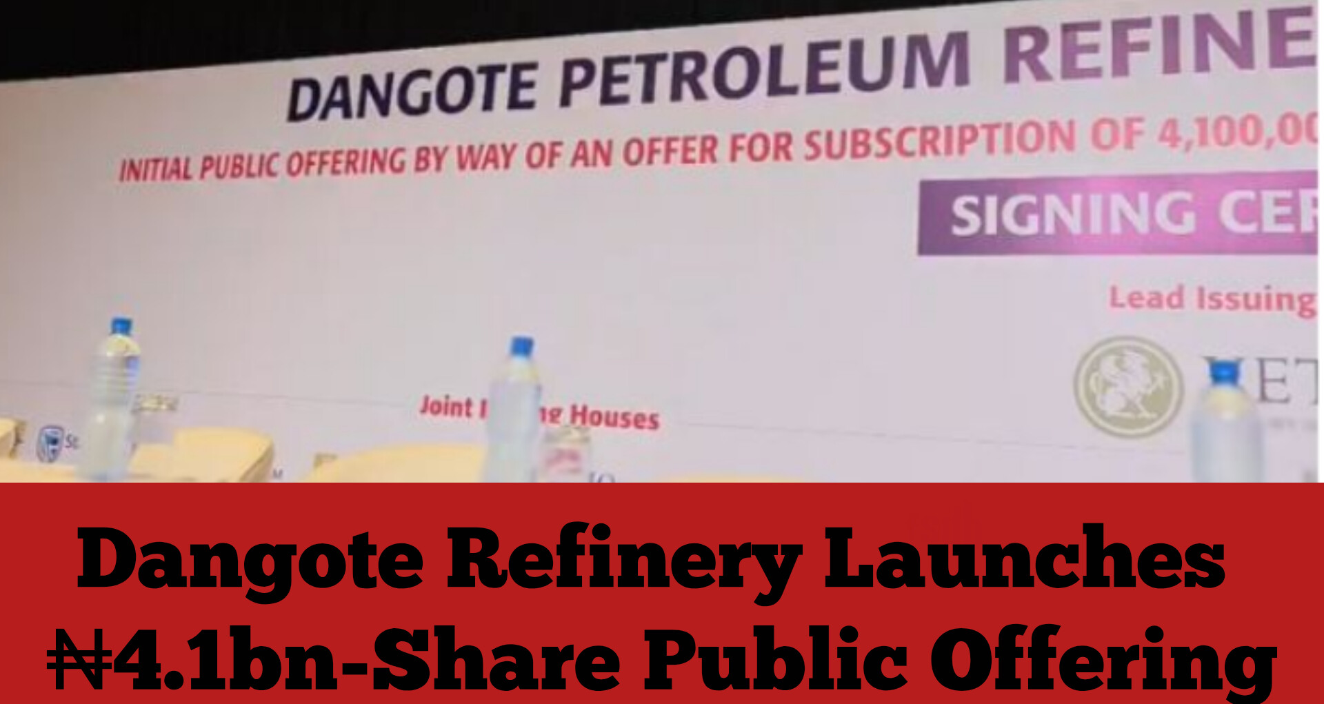 Dangote Refinery Launches ₦4.1bn-Share Public Offering