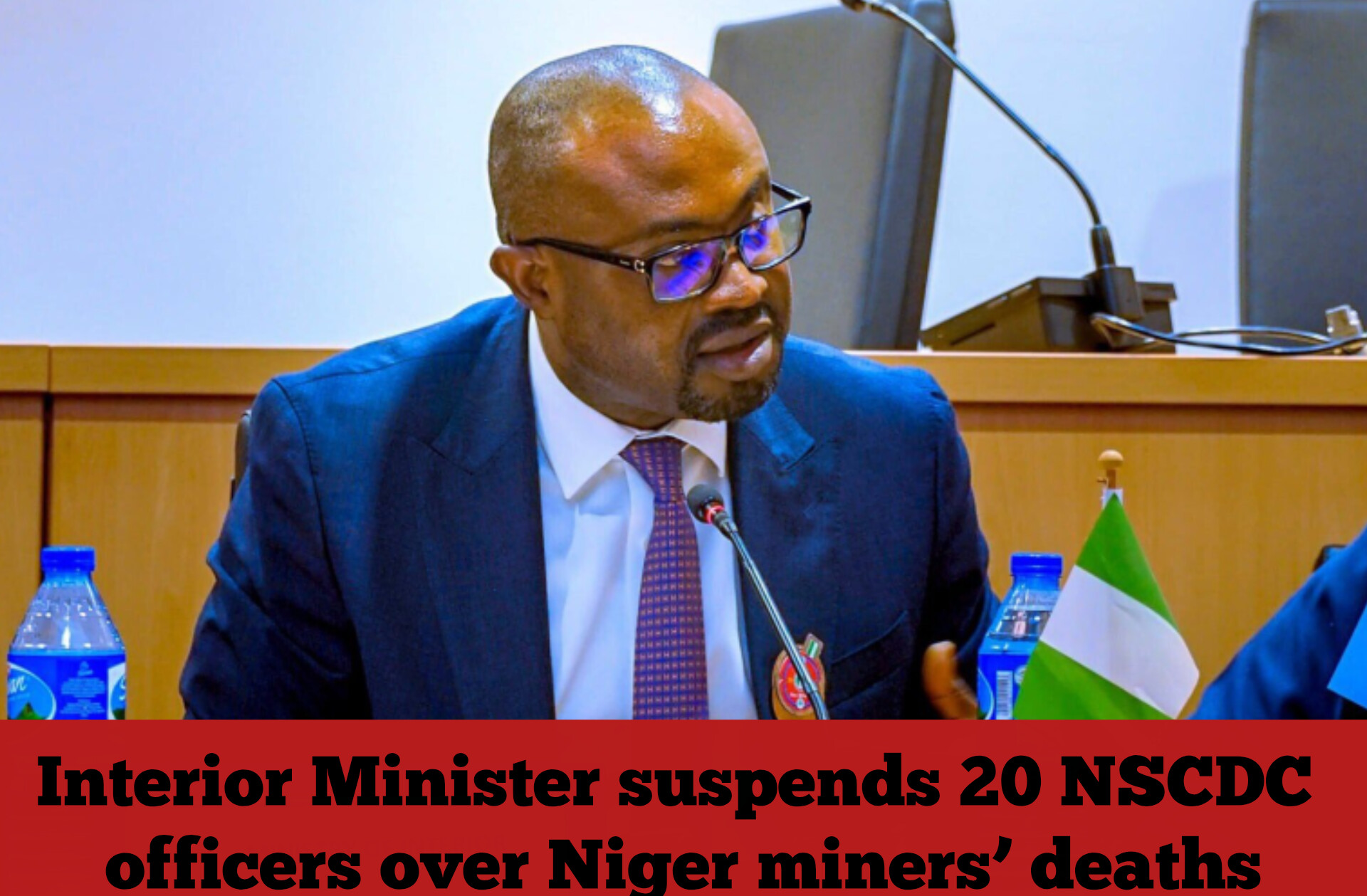 Interior Minister suspends 20 NSCDC officers over Niger miners’ deaths
