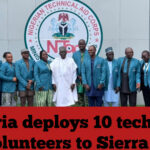Nigeria deploys 10 technical aid volunteers to Sierra Leone