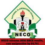 NECO releases 2026 SSCE results, cuts malpractice by 64.74%