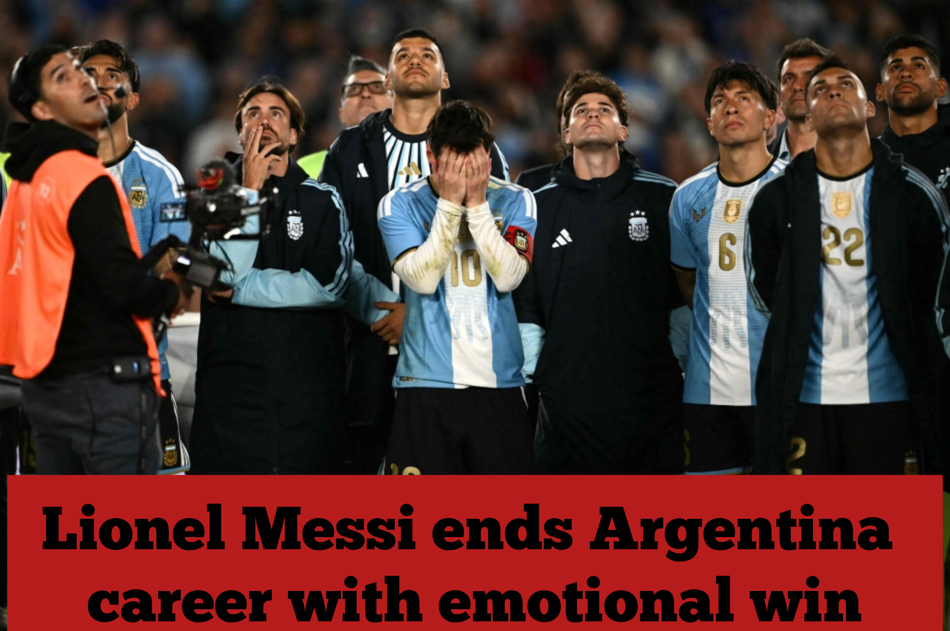 Lionel Messi ends Argentina career with emotional win