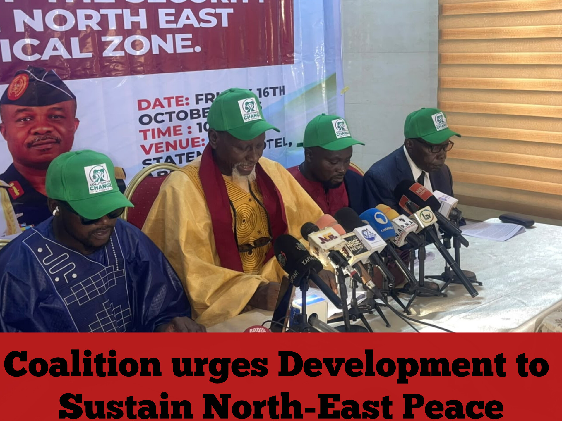 Coalition urges Development to Sustain North-East Peace