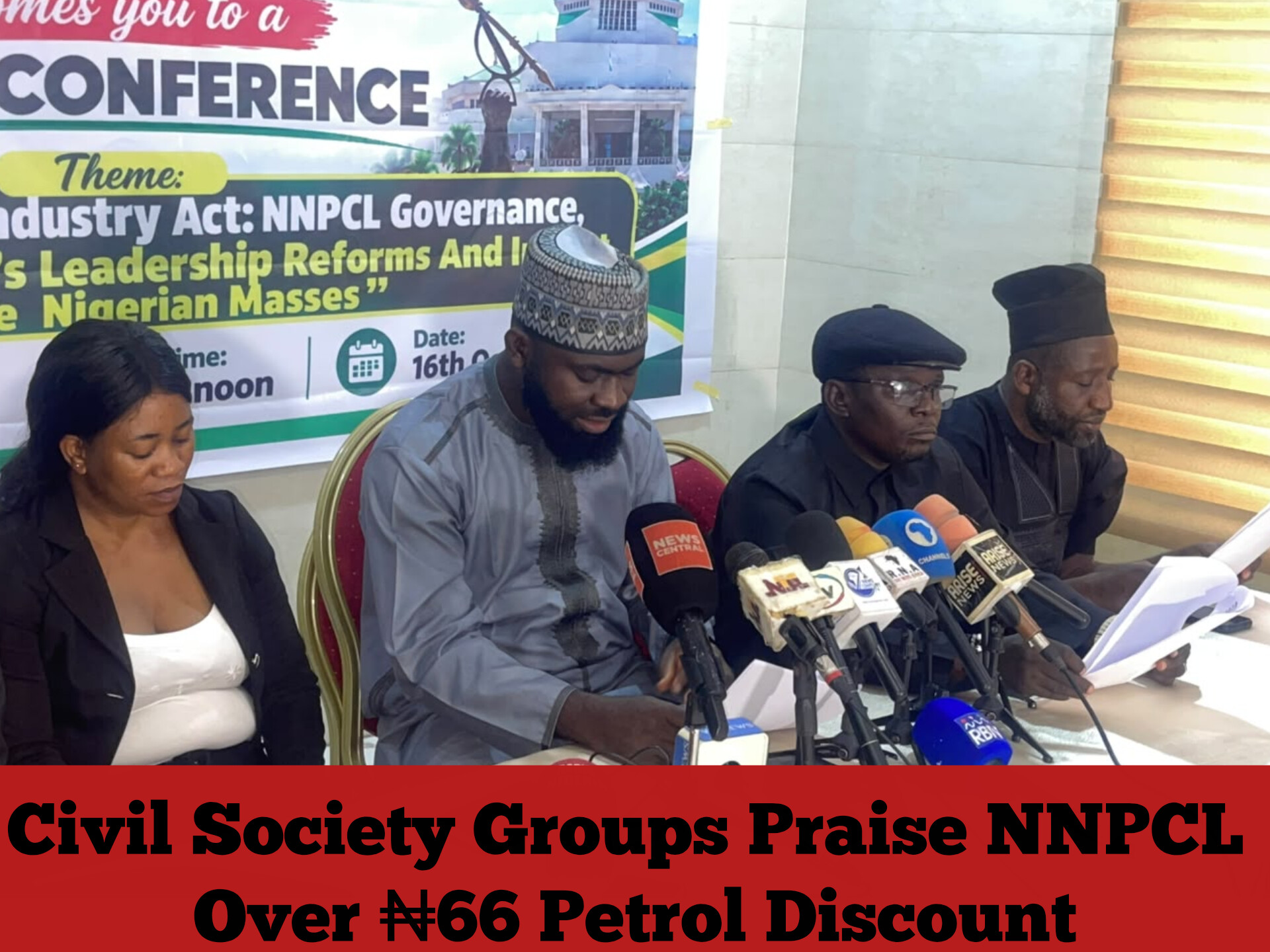 Civil Society Groups Praise NNPCL Over ₦66 Petrol Discount